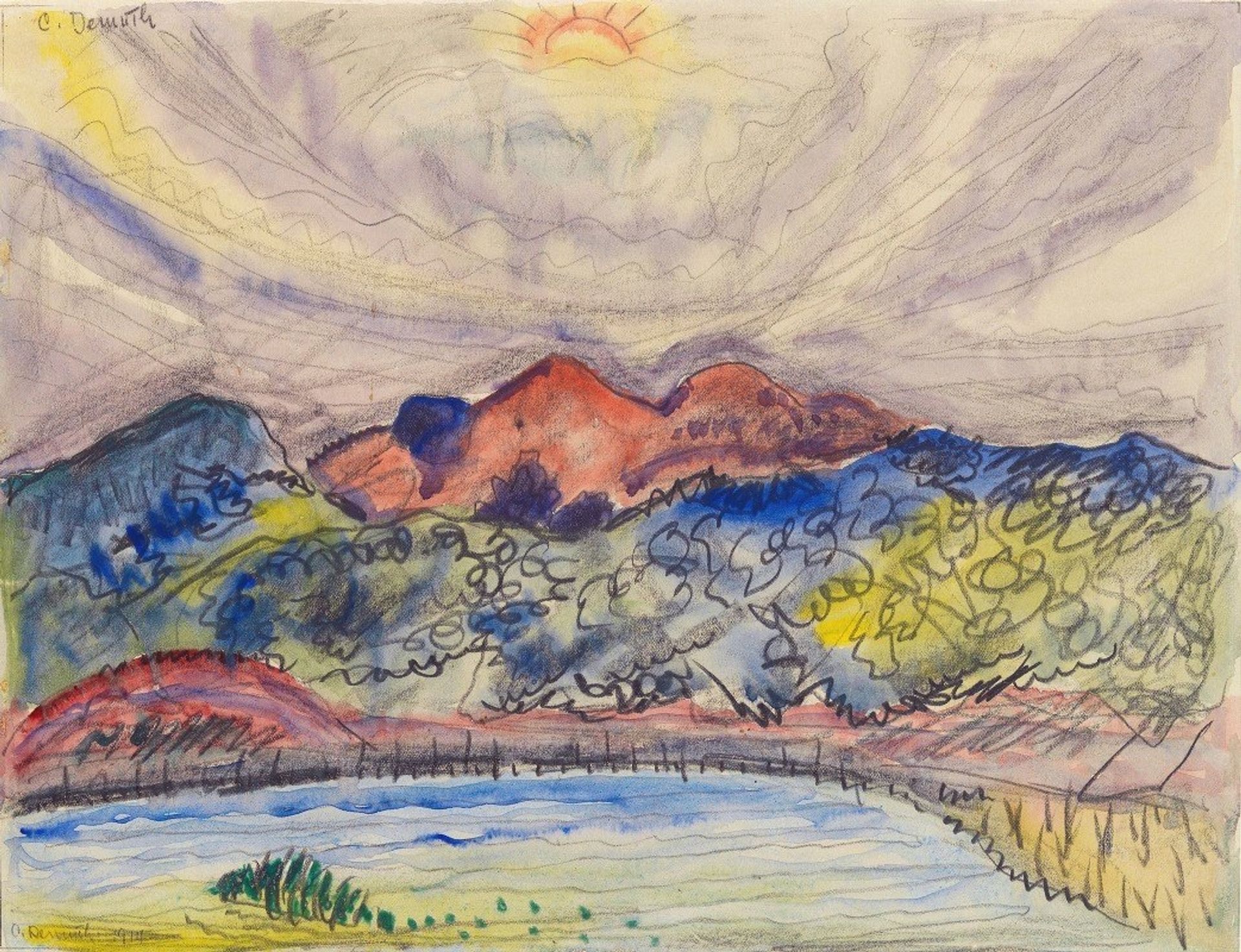 Early Landscape by Charles Demuth