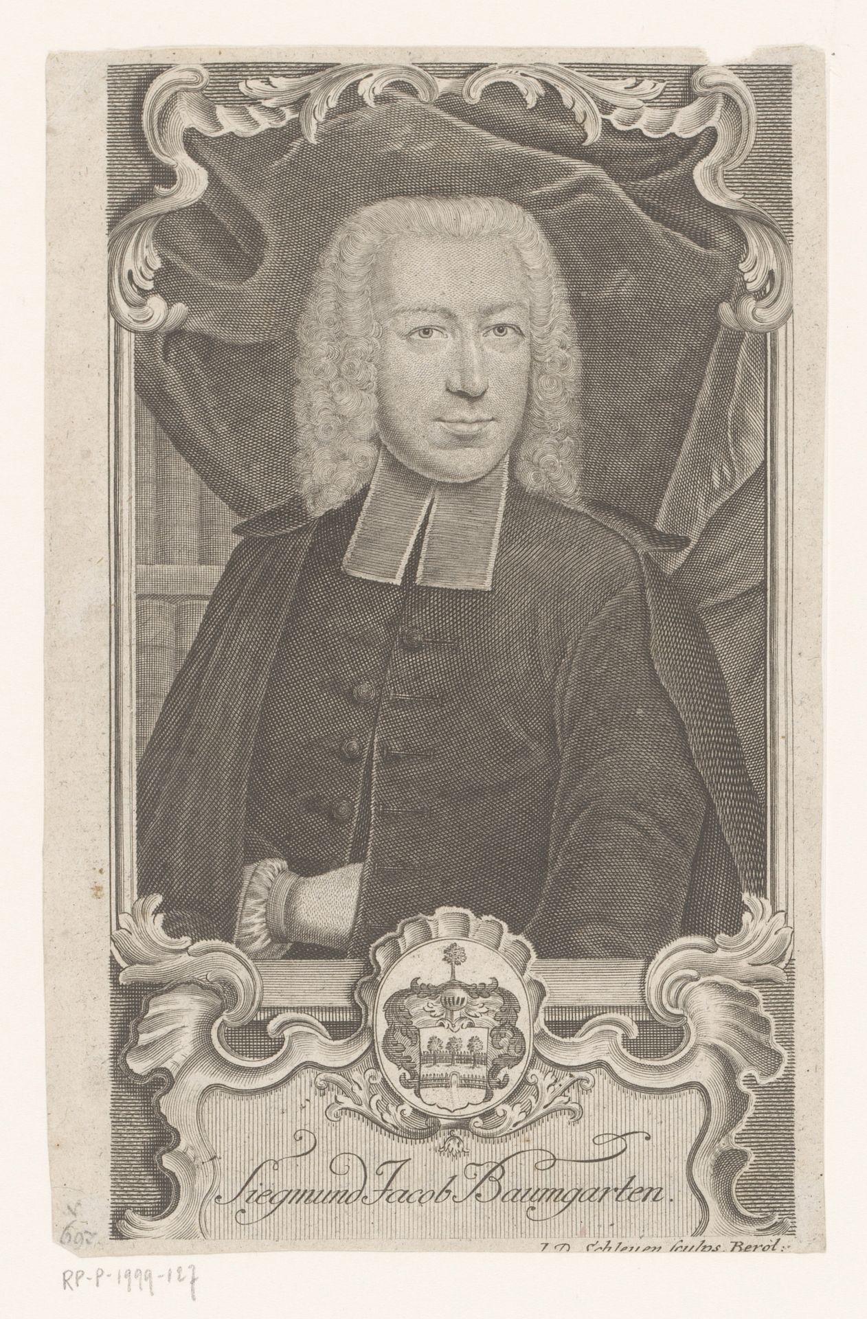 Portret Guillemus Camdenus Clarentius by Johann David (I) Schleuen