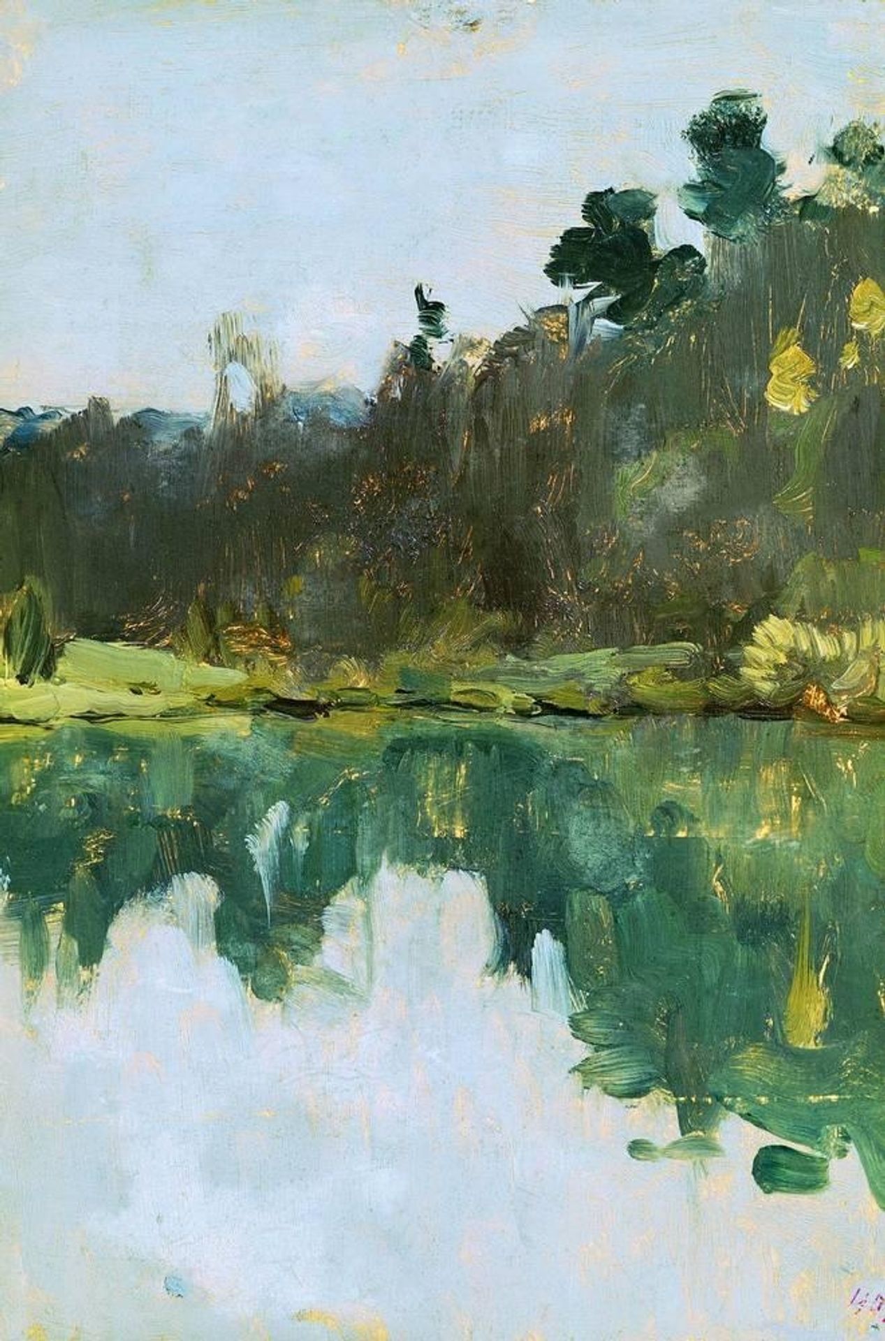 Lakeshore by Isaac Levitan