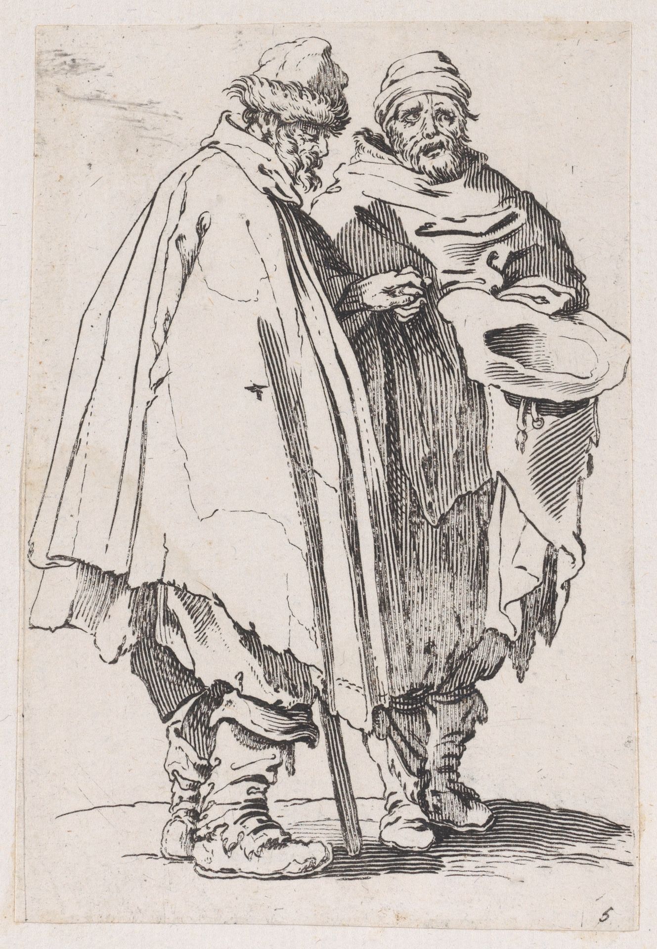 Reverse Copy of L'Aveugle et son Compagnon (The Blind Man and his Companion), from Les Gueux suite appelée aussi Les Mendiants, Les Baroni, ou Les Barons (The Beggars, also called the Barons) by Anonymous