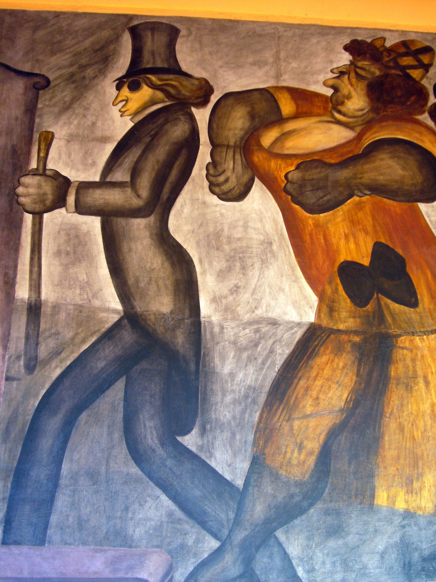 The Rich People (detail) by Jose Clemente Orozco