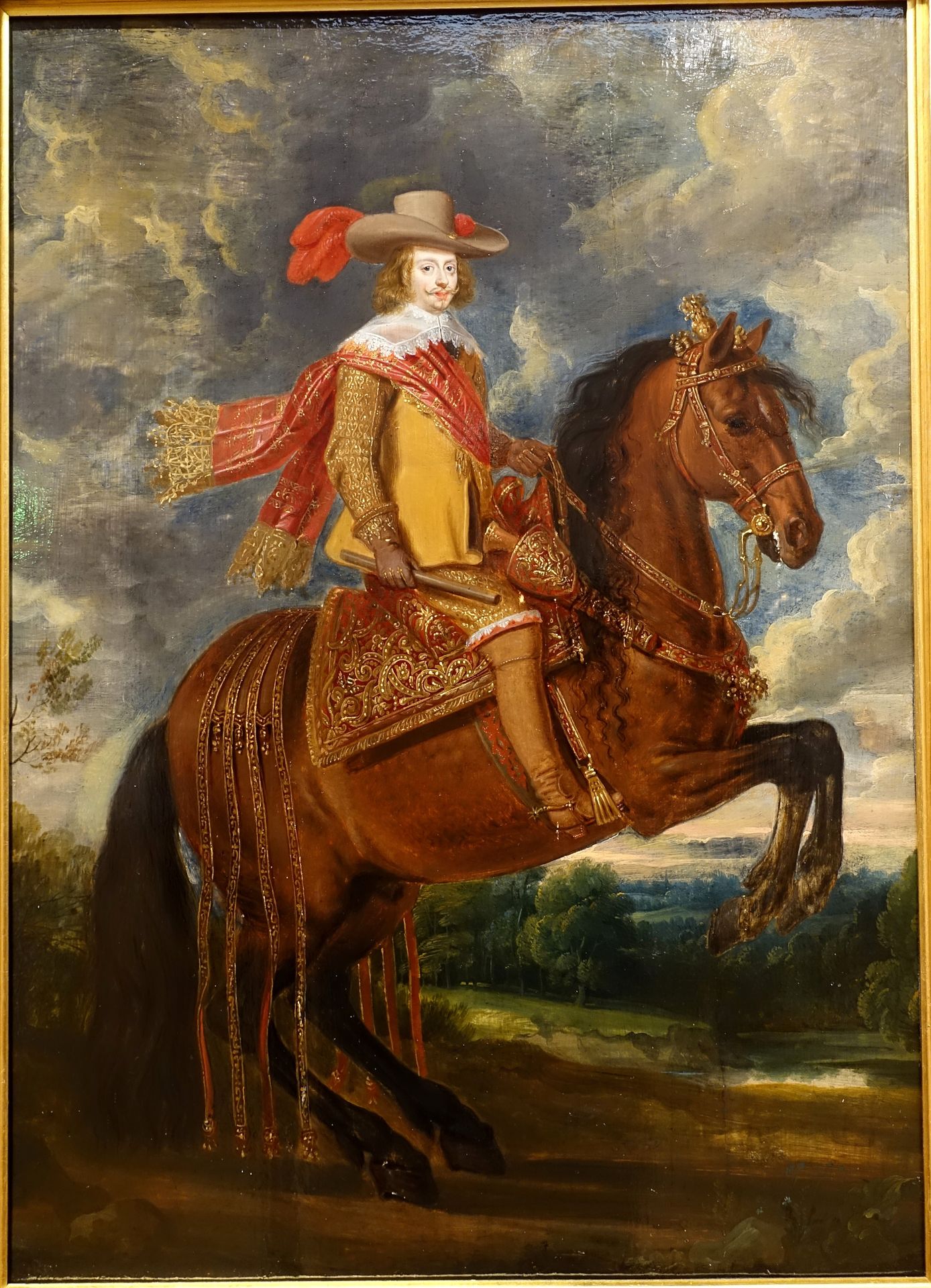 Equestrian Portrait of Cardinal Infante Ferdinand of Austria by Adam van der Meulen