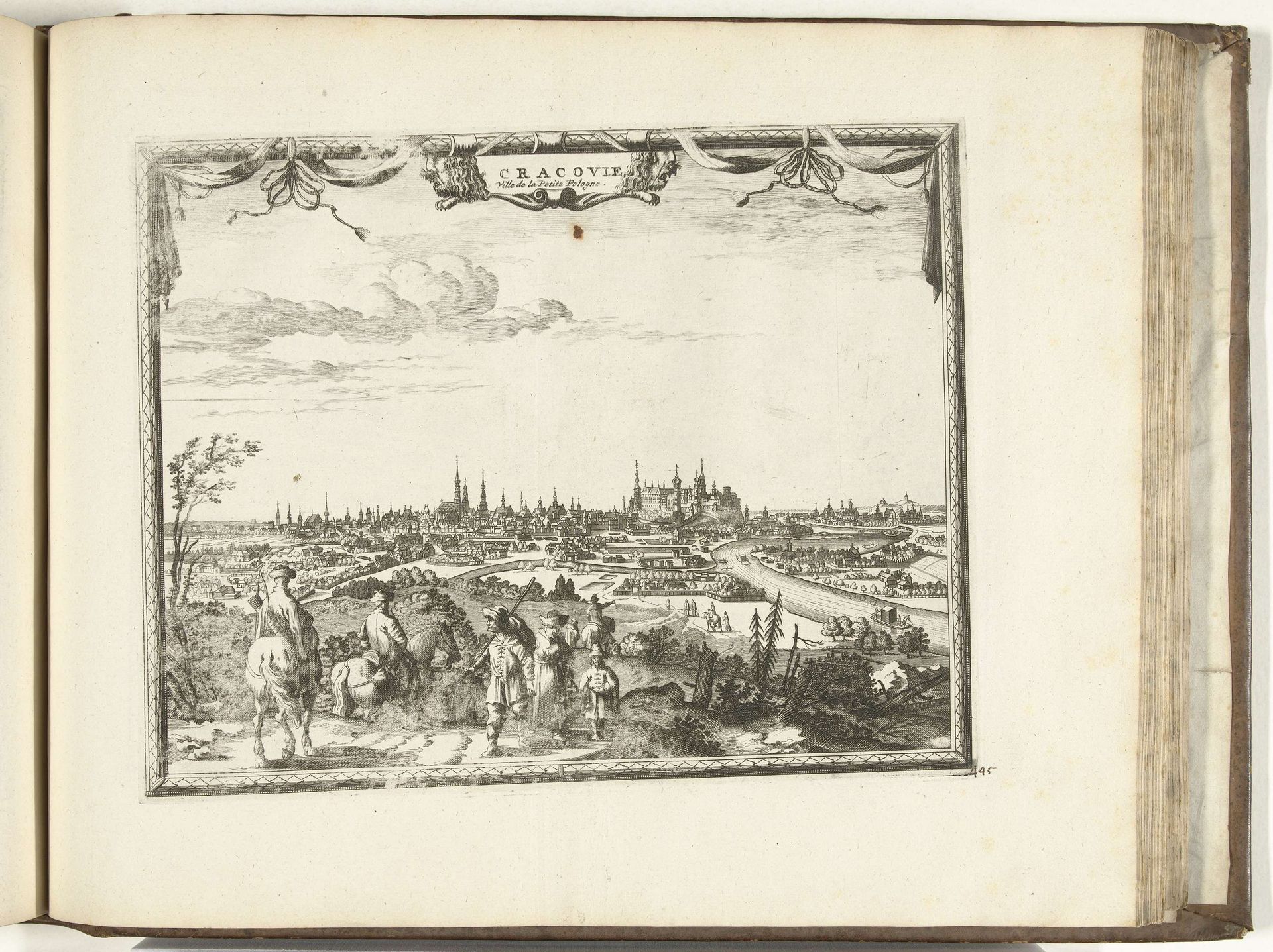 Gezicht op Krakau,1726 by Anonymous