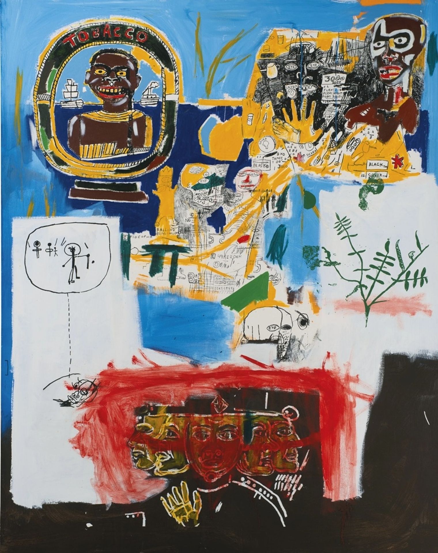 Campaign by Jean-Michel Basquiat