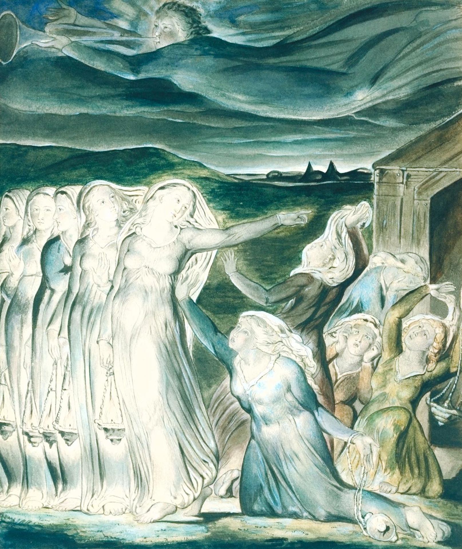 The Parable of the Wise and Foolish Virgins by William Blake