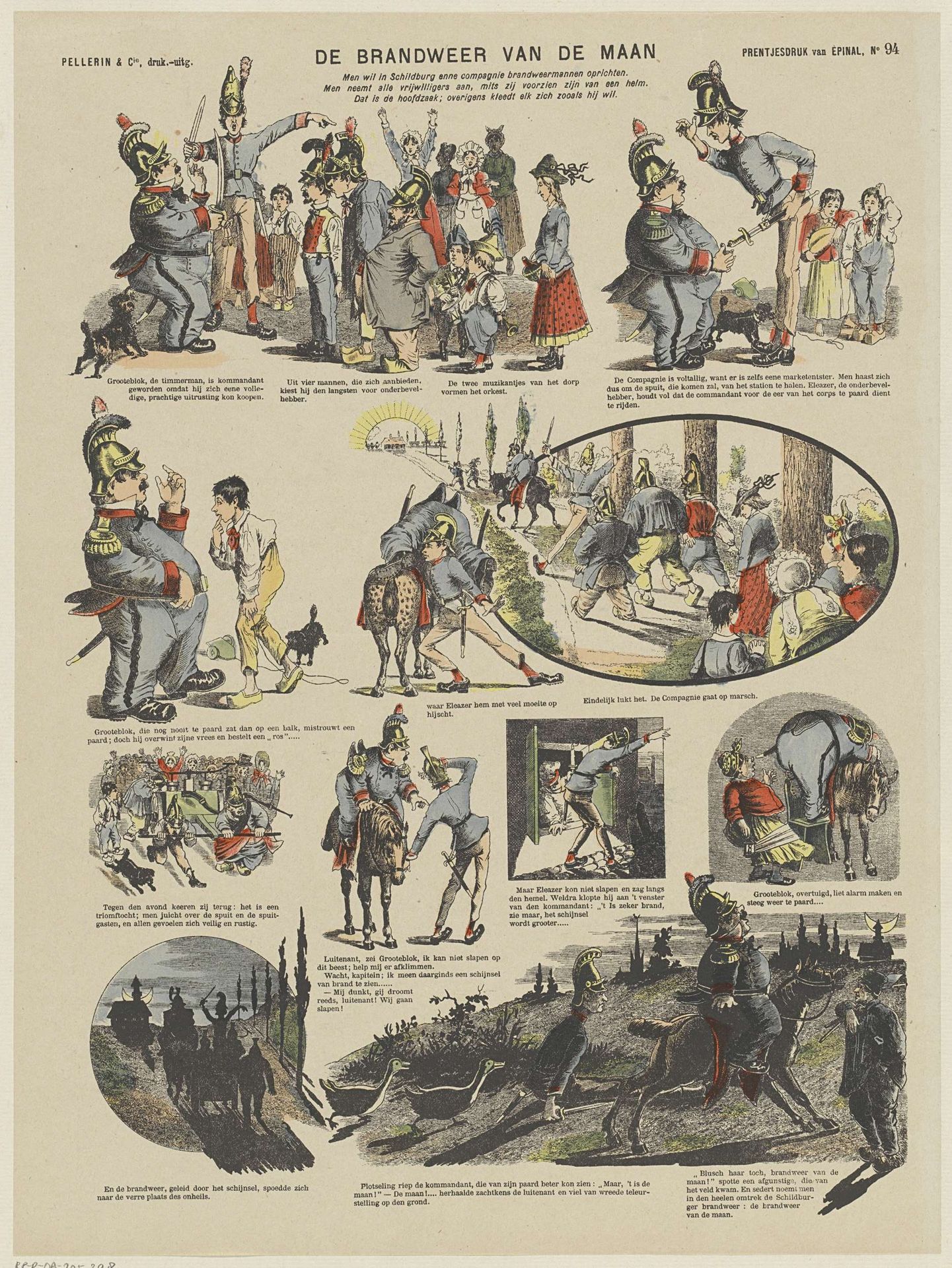 De brandweer van de maan by Pellerin & Cie.