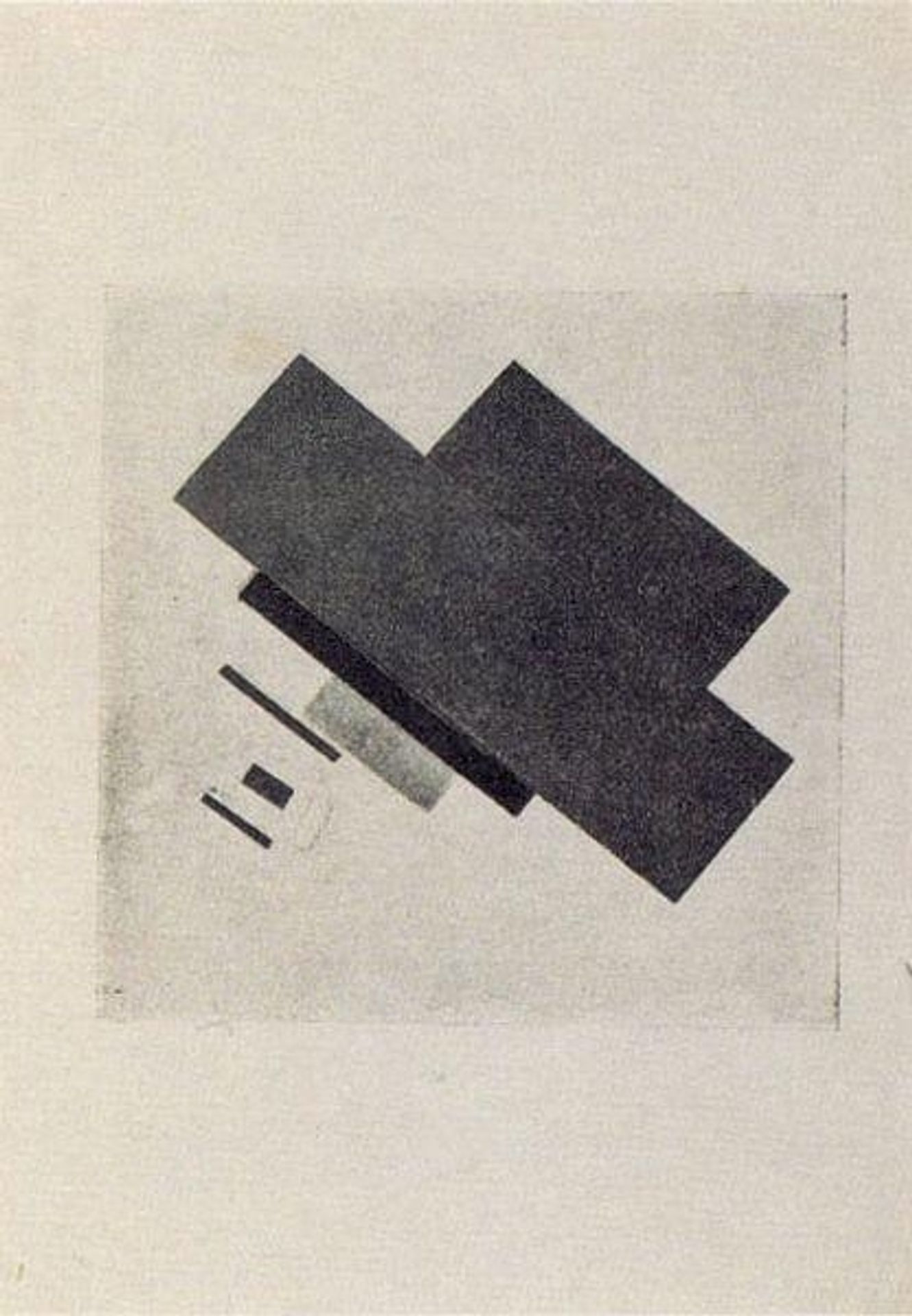 Suprematic track by Kazimir Malevich