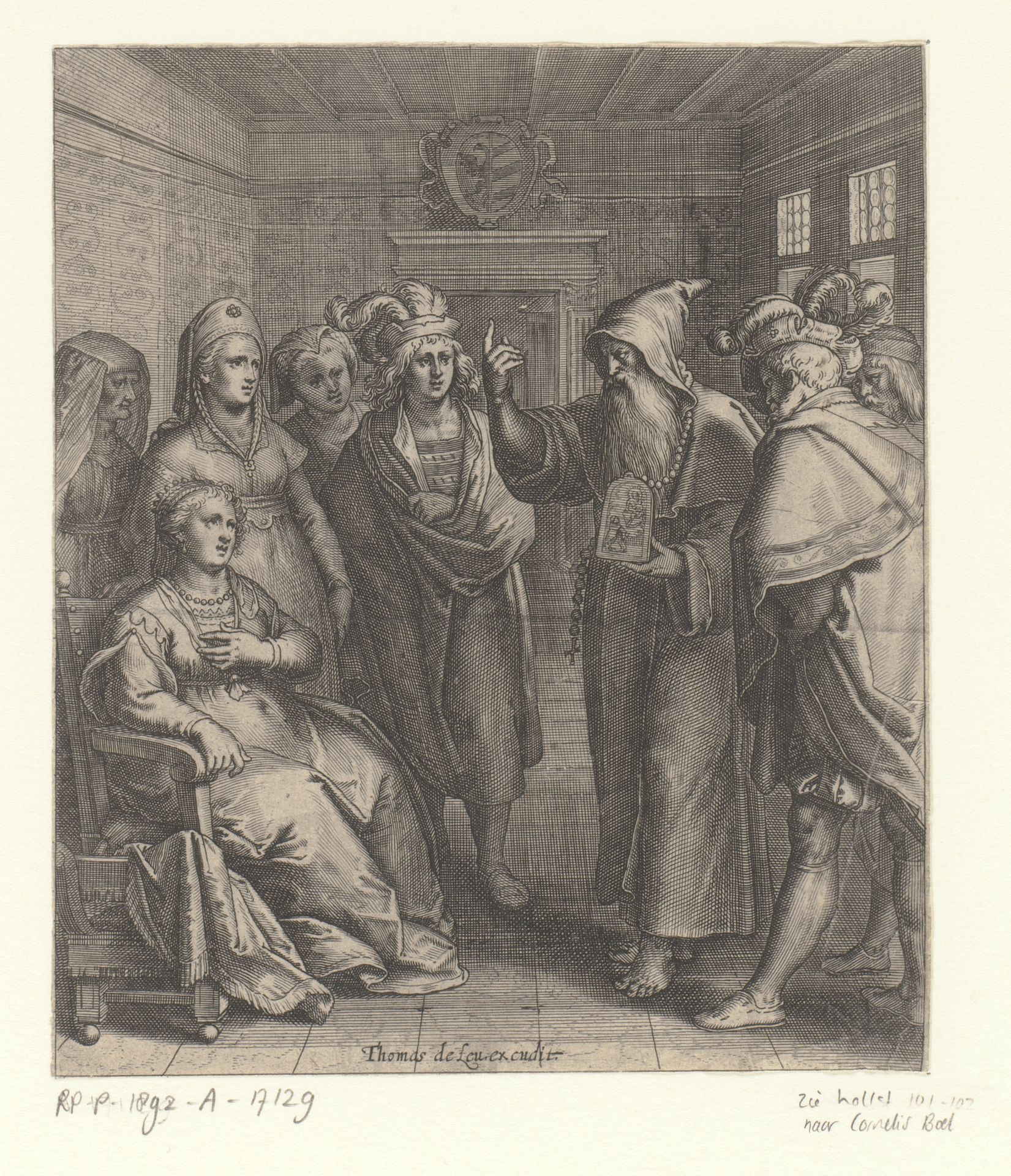 Voorspelling aan de moeder van Thomas van Aquino by Anonymous