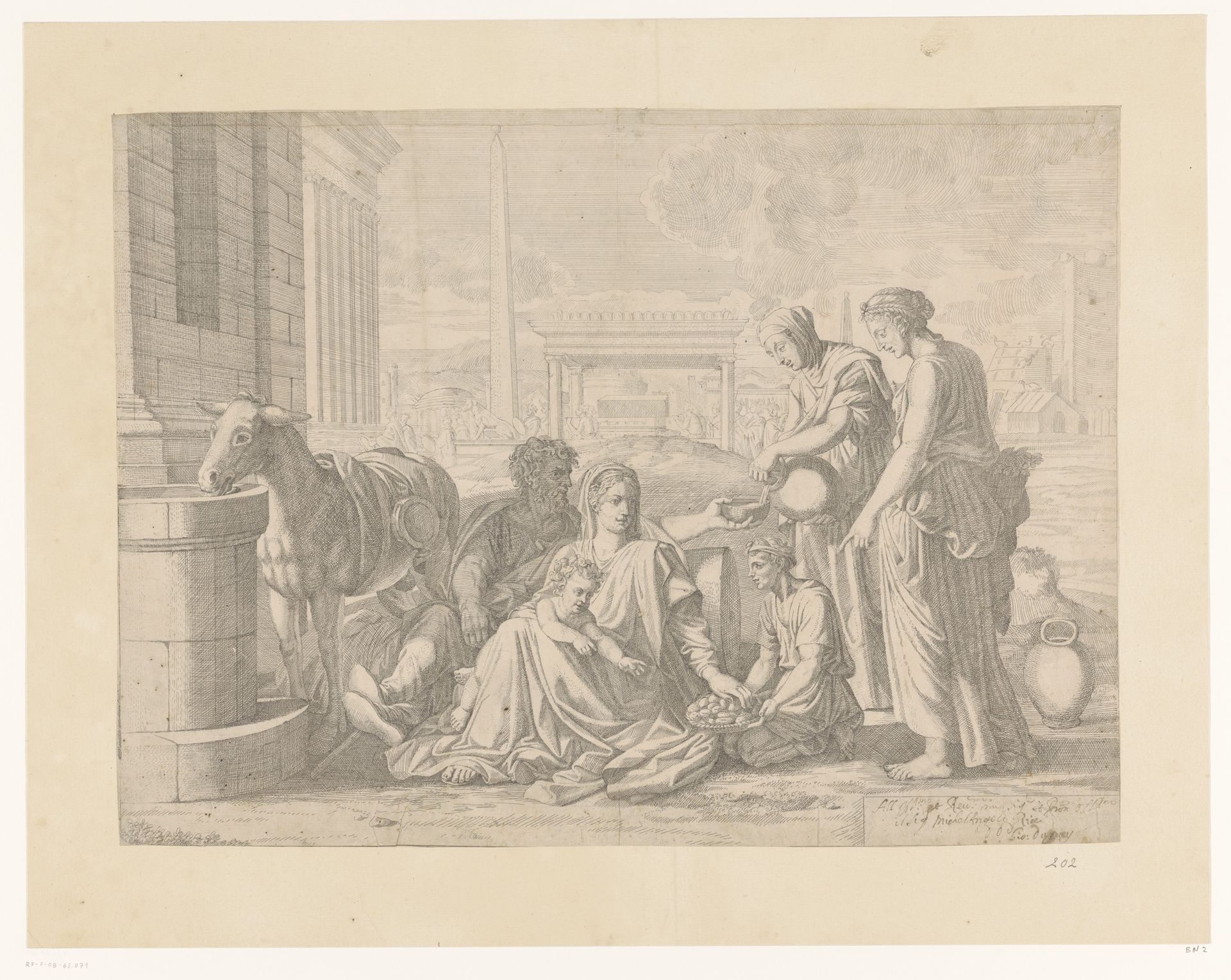 Rust van de Heilige Familie by Jean Dughet