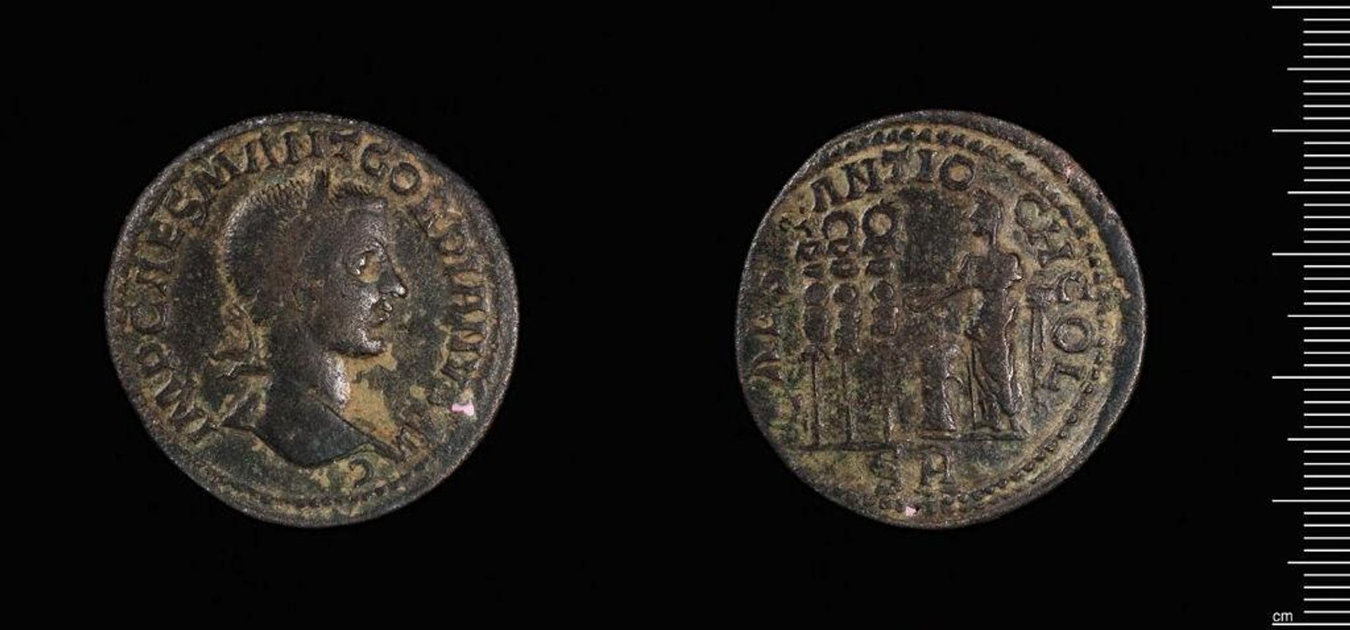 Coin of Antiocheia Caesarea under Gordian III by Gordian III