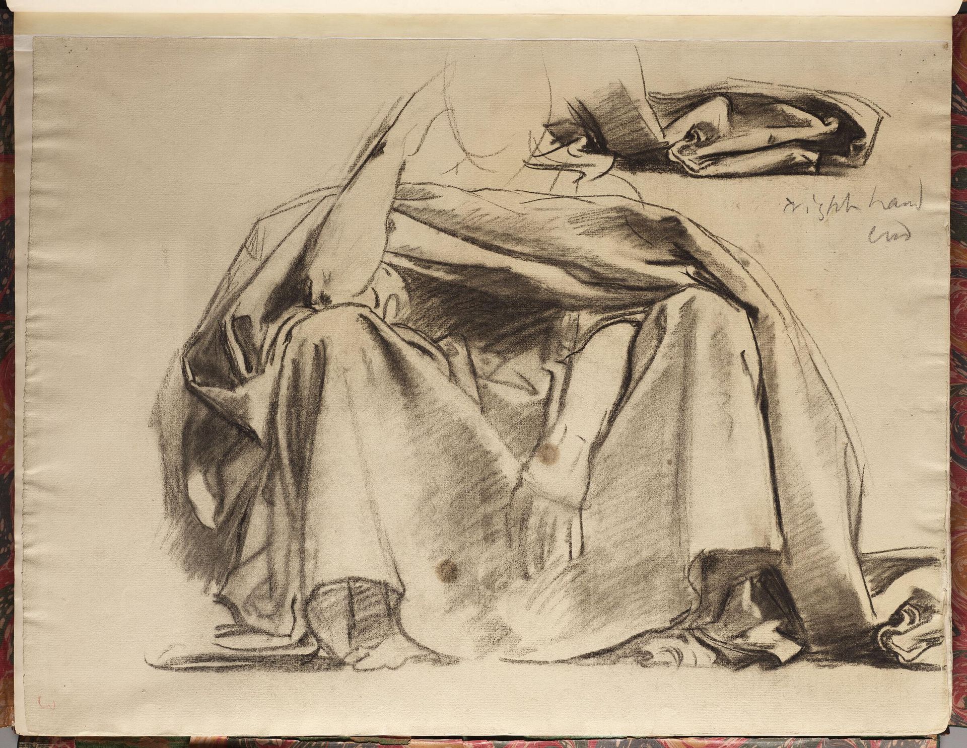 Study for the Law, for "Israel and the Law," Boston Public Library by John Singer Sargent