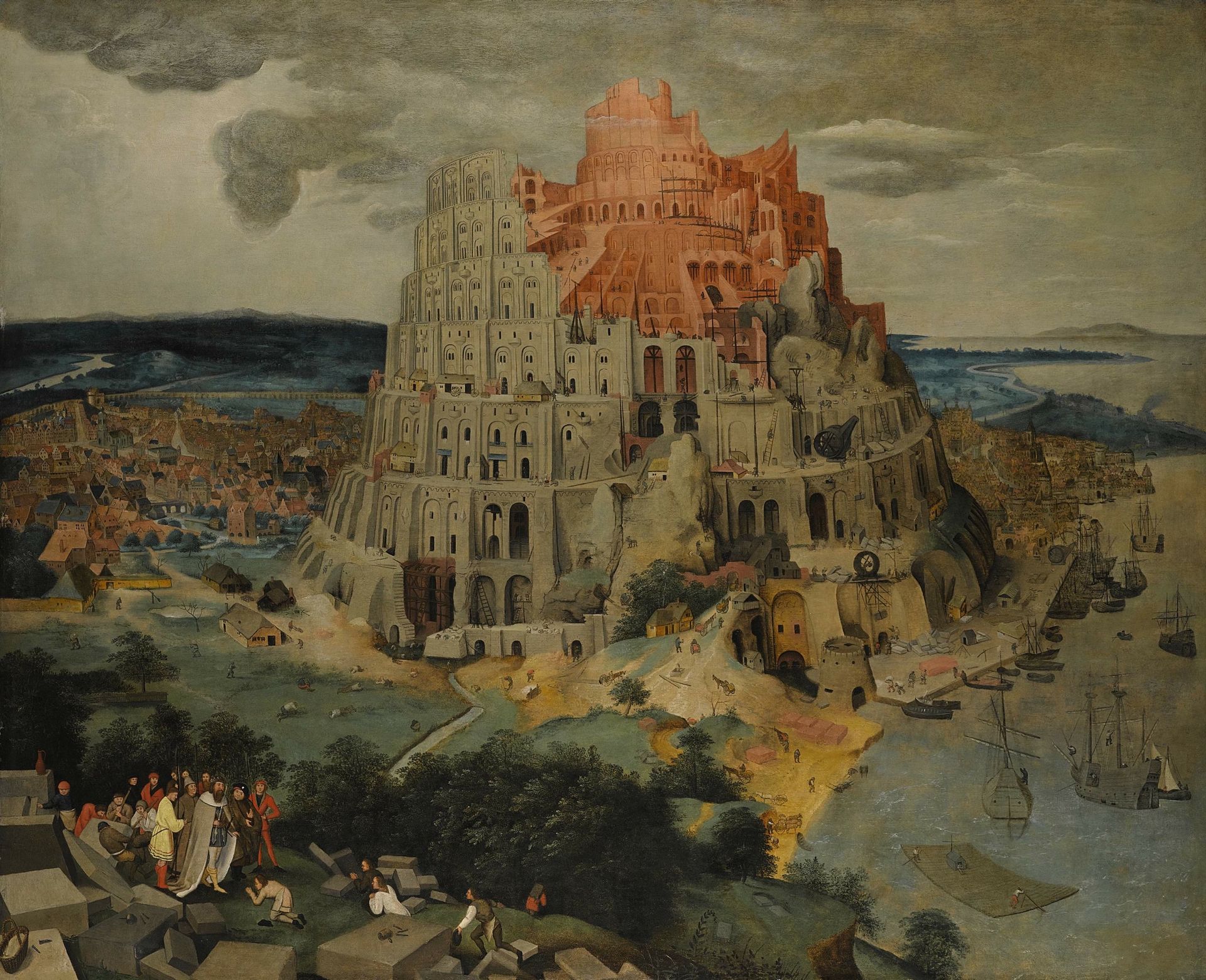 The Tower of Babel (after  Pieter Bruegel the Elder) by Pieter Brueghel the Younger