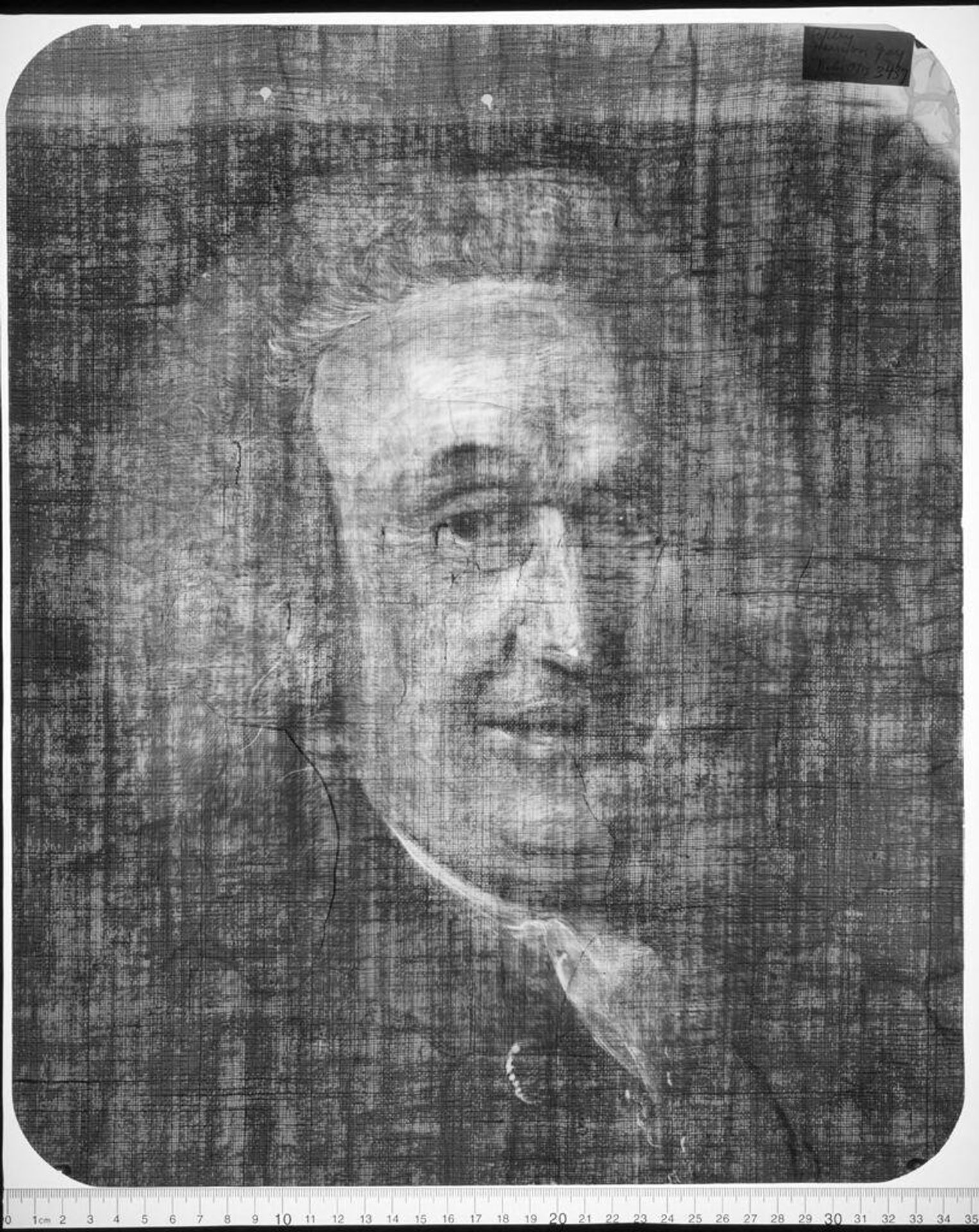 X-radiograph(s) of "Harrison Gray" by Artist of original: John Singleton Copley