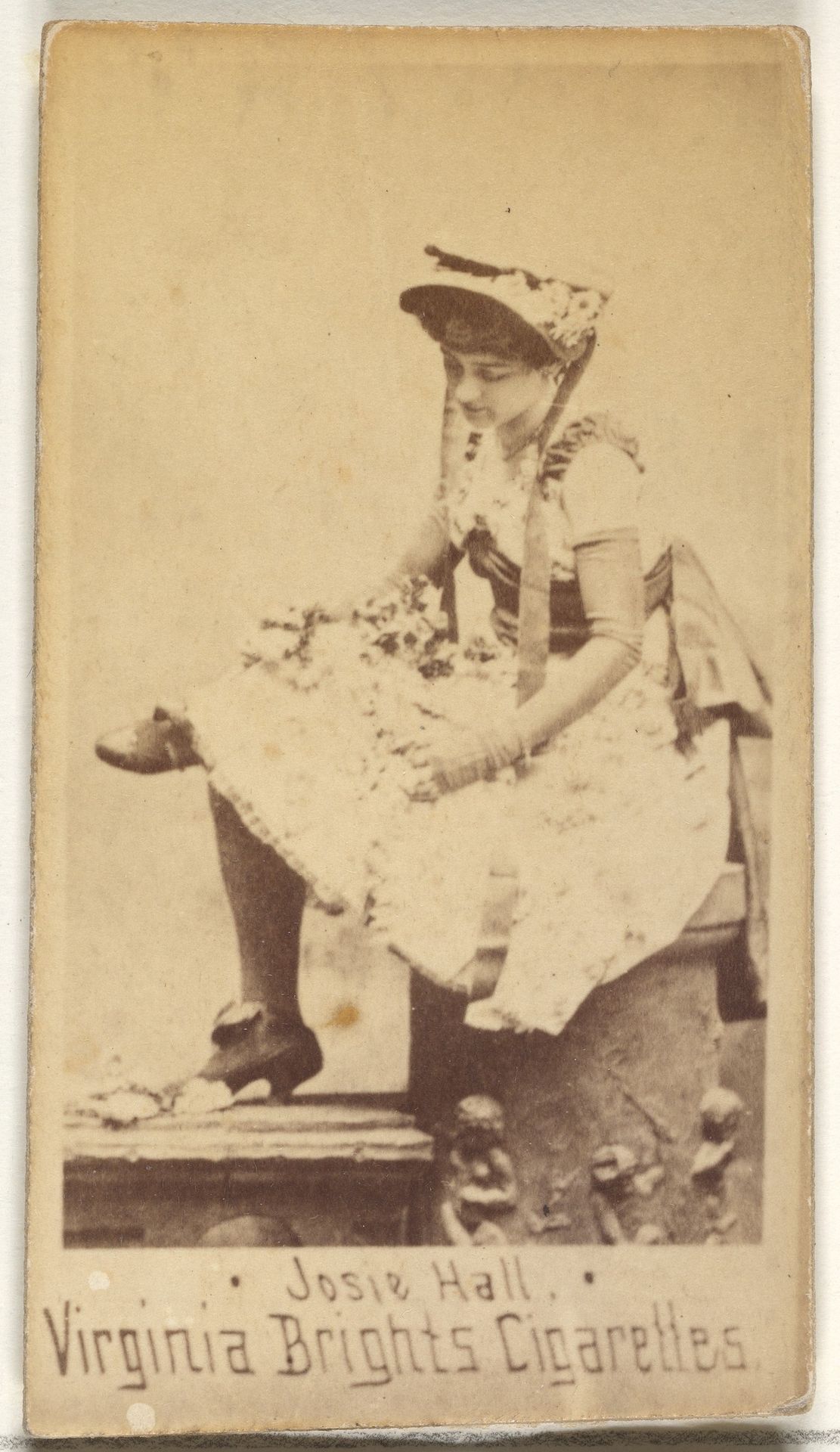 Josie Hall, from the Actors and Actresses series (N45, Type 1) for Virginia Brights Cigarettes by Allen & Ginter