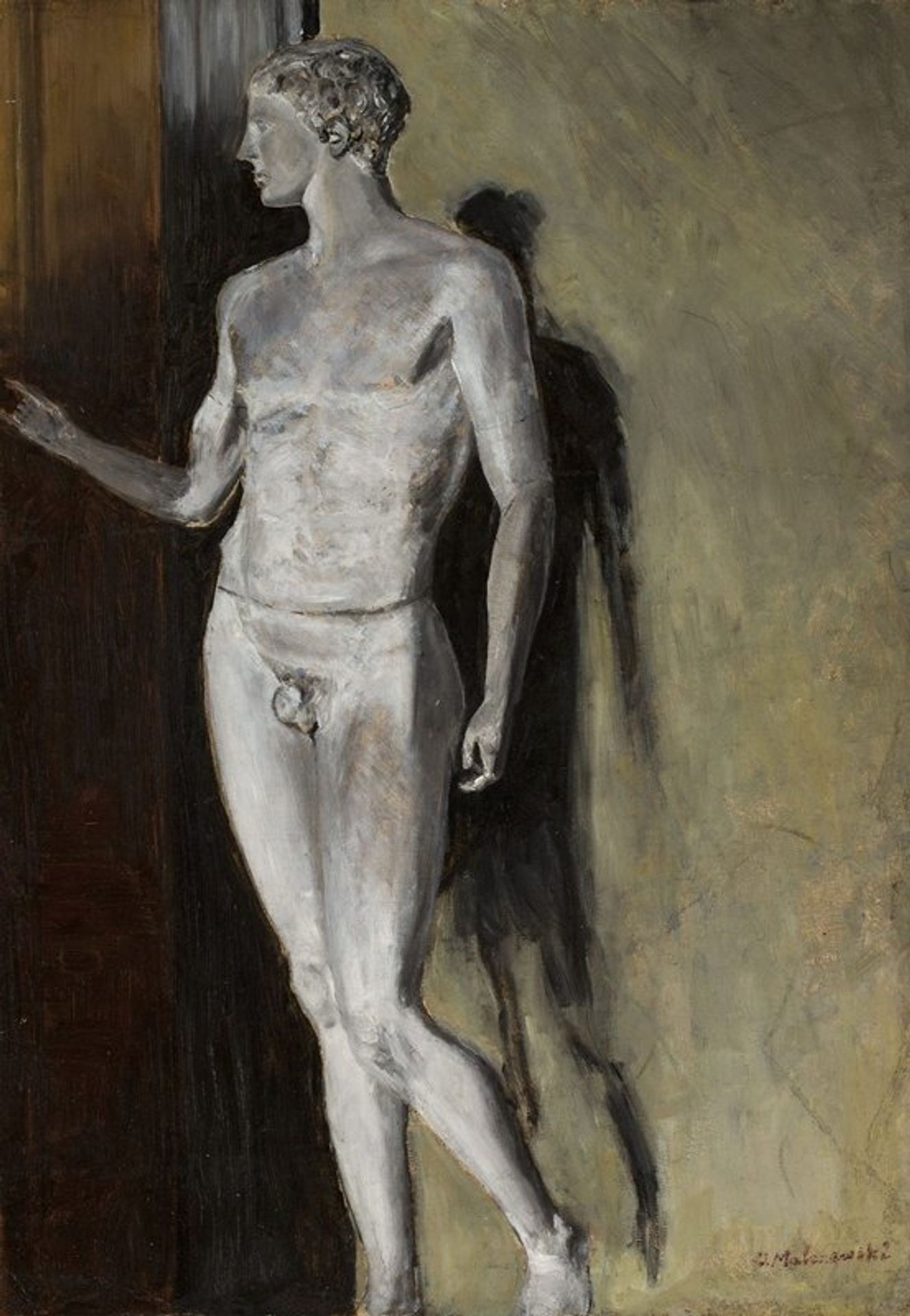 Study of a classical sculpture by Jacek Malczewski