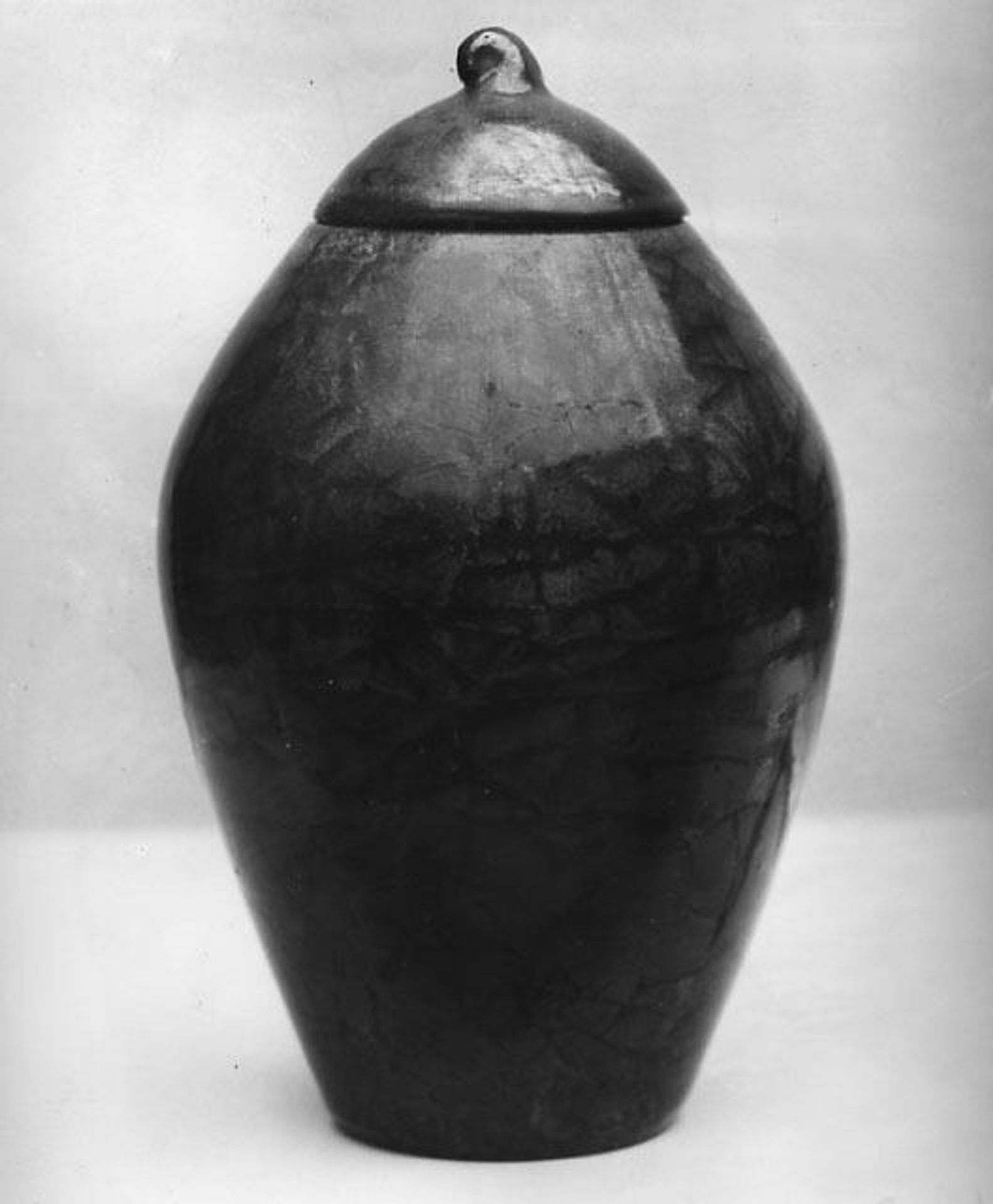 Vase with lid by Herman A. Kähler