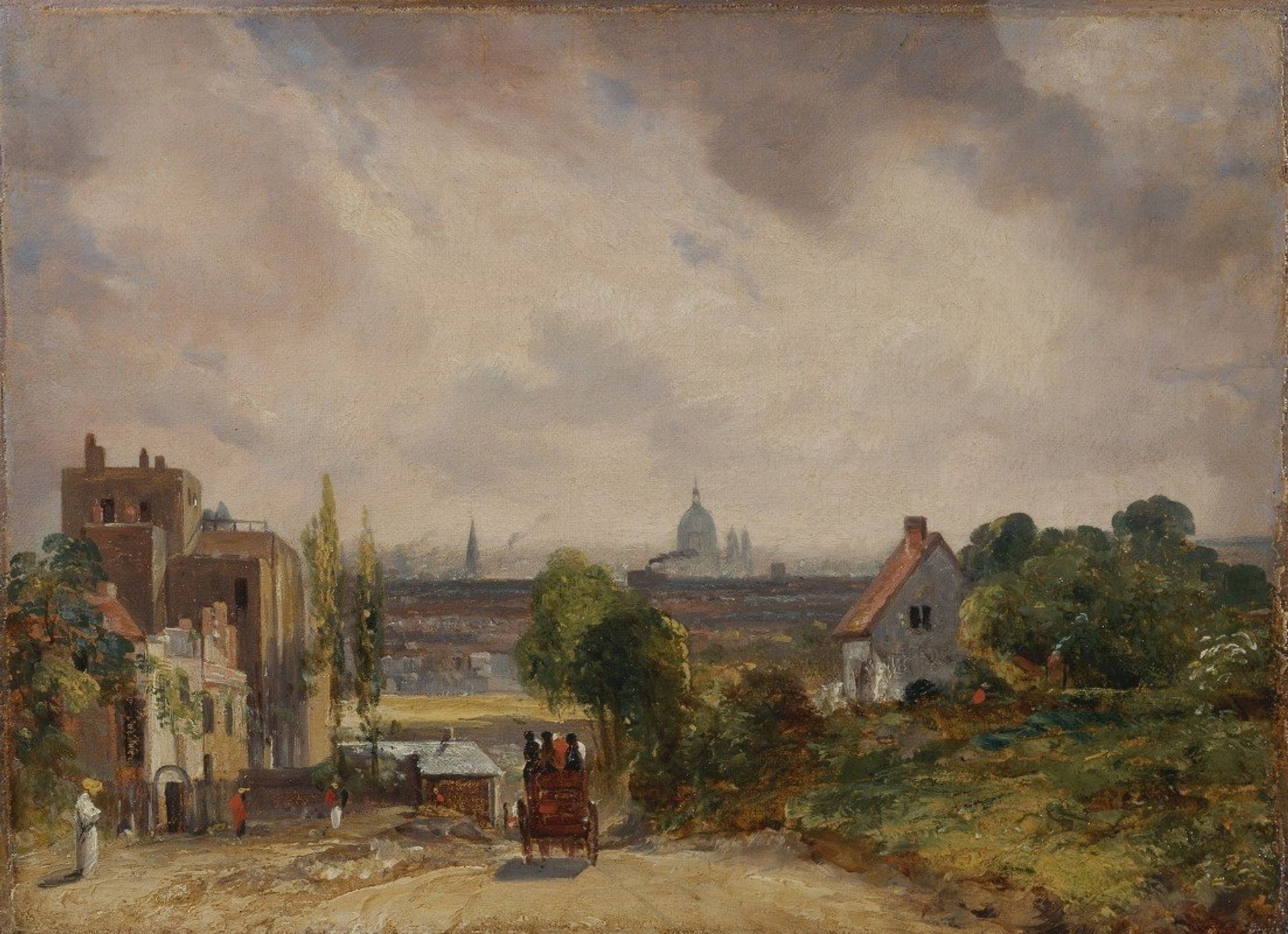 Sir Richard Steele’s Cottage, Hampstead by John Constable