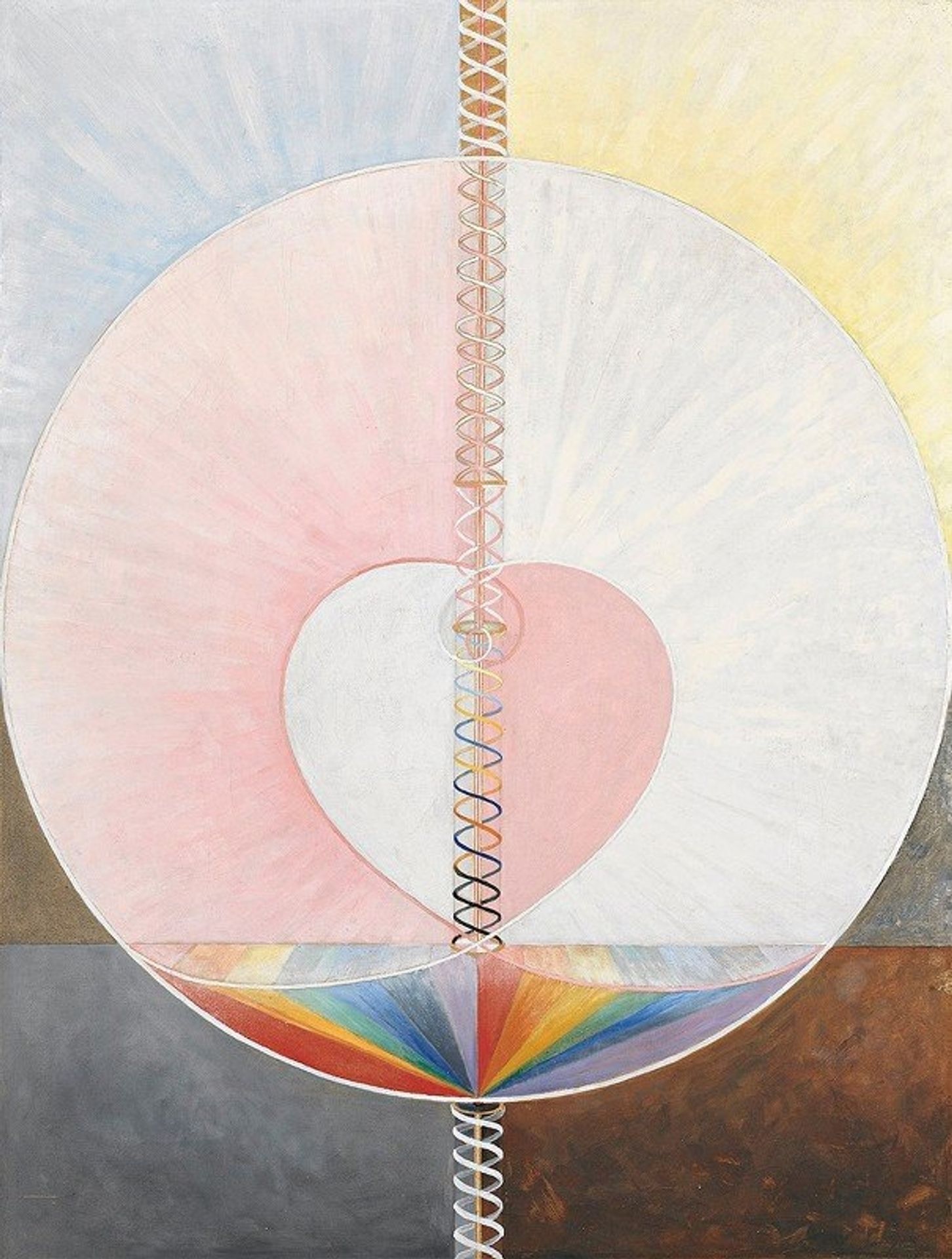 Group IX,UW No. 25, The Dove, No. 1 by Hilma af Klint