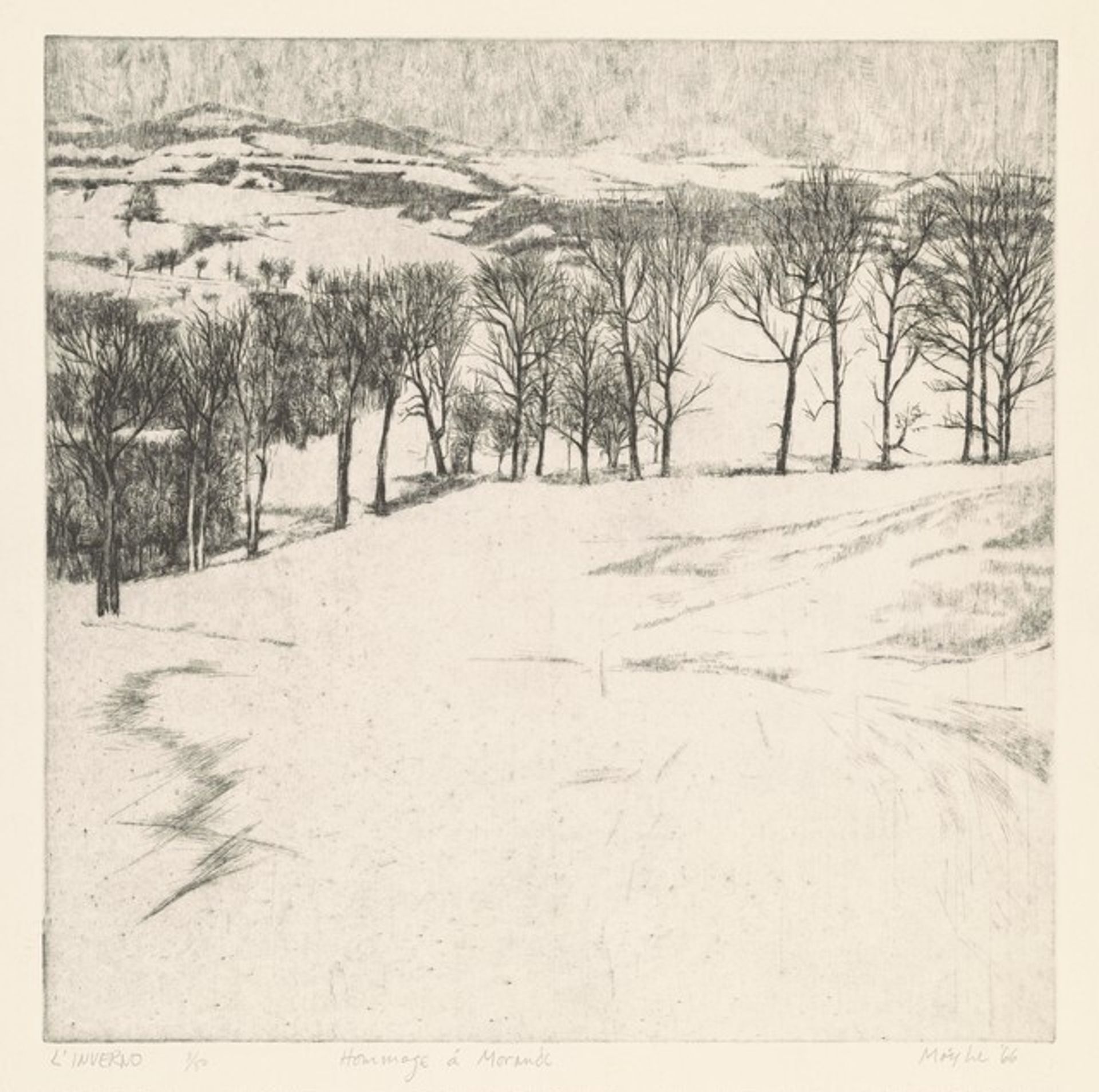 L'inverno: Hommage á Morandi by Moishe Smith