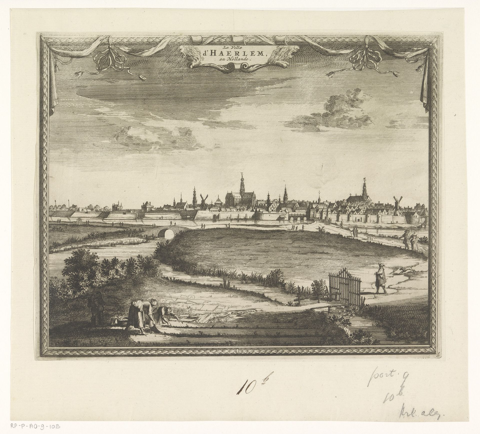 Gezicht op Haarlem by Anonymous
