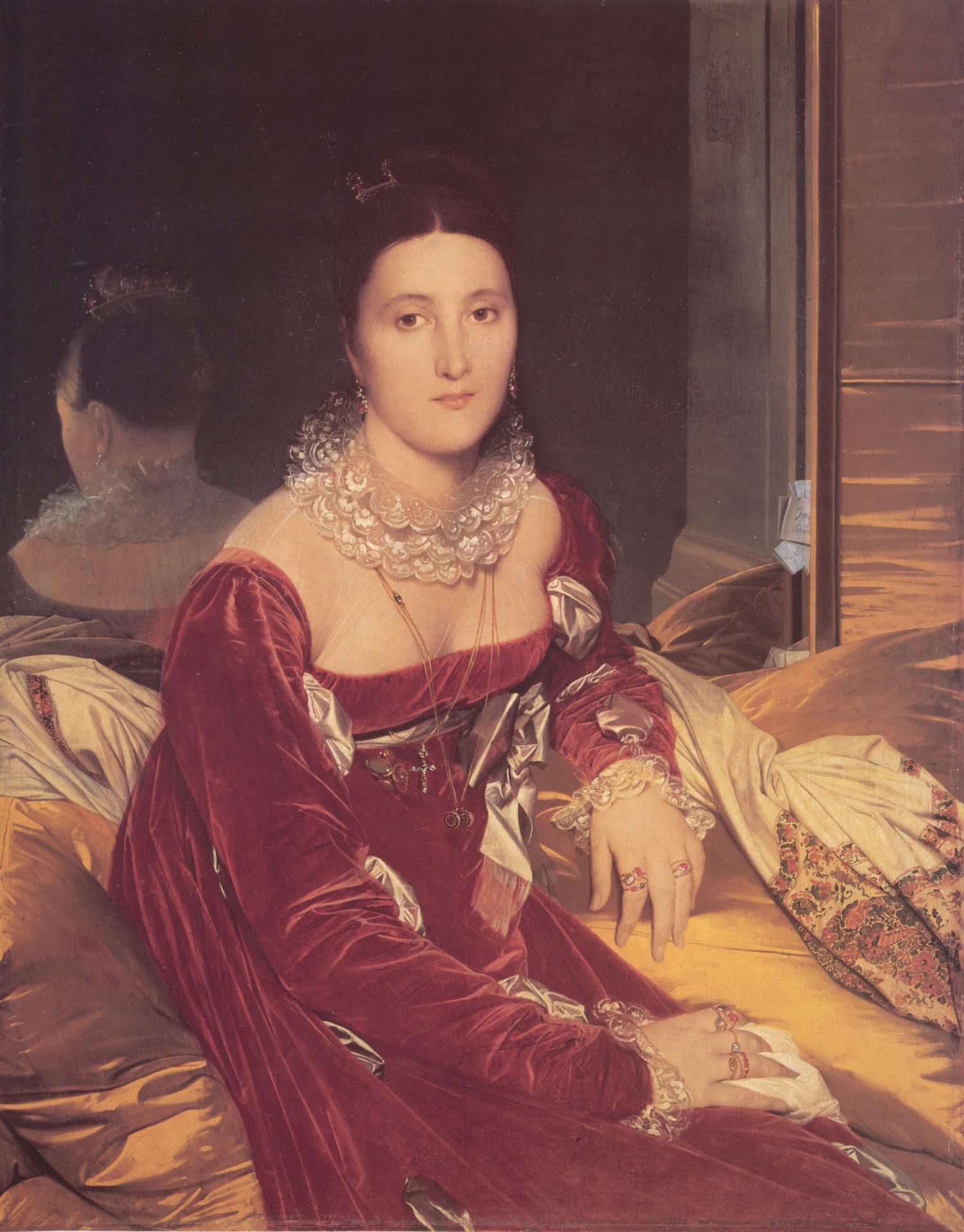 Portrait of Madame de Senonnes by Jean Auguste Dominique Ingres