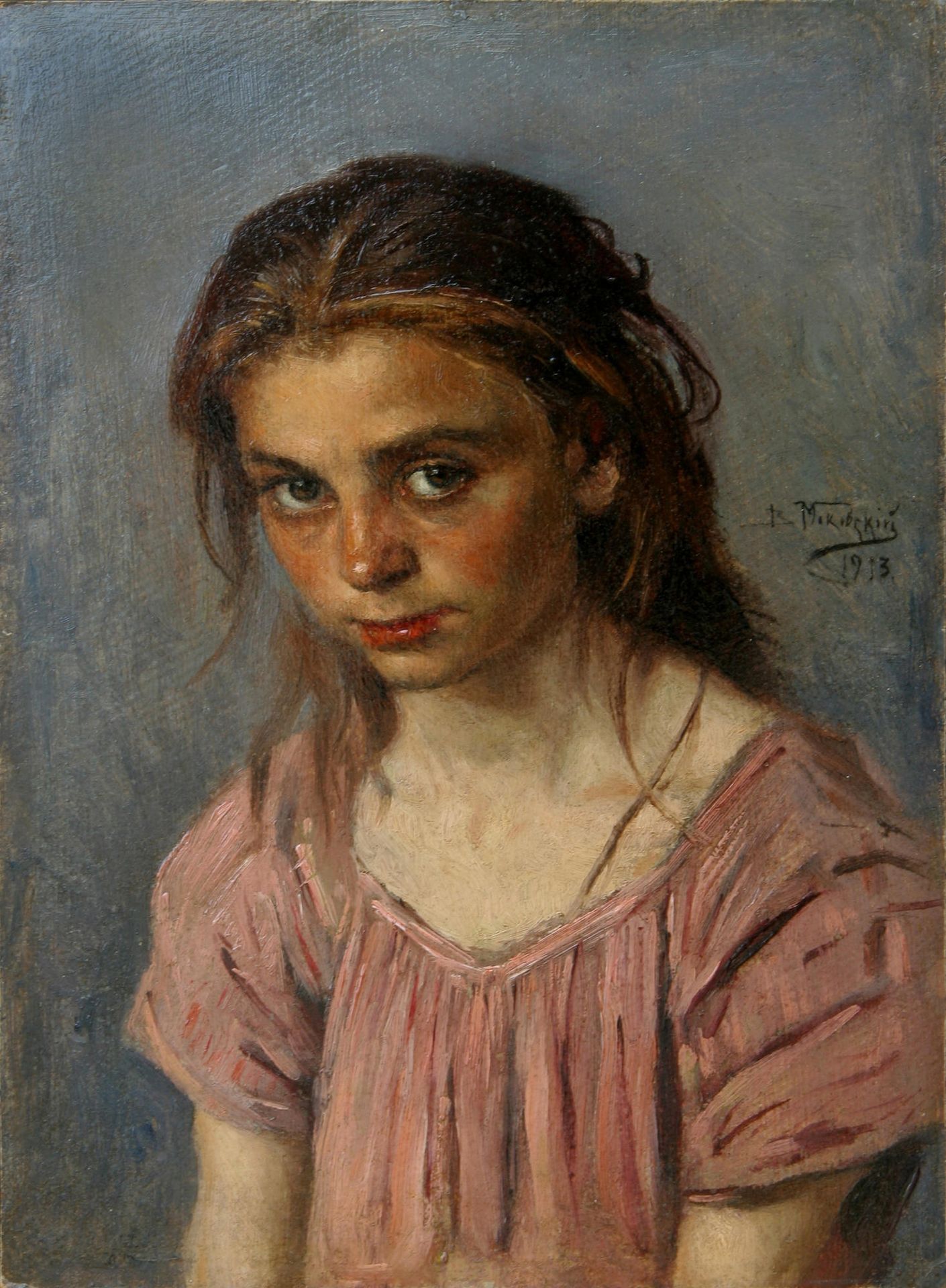 An orphan girl by Vladimir Makovsky