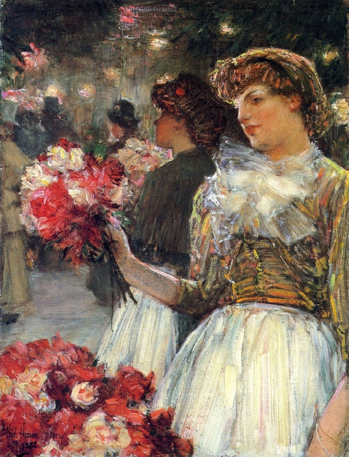 Peonies by Childe Hassam