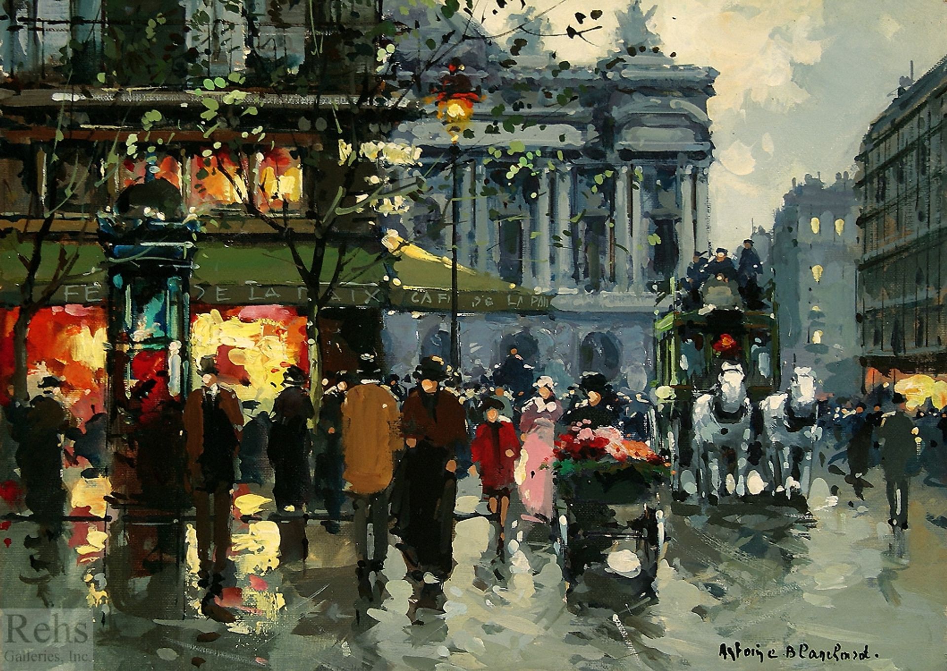 Café de la Paix Opera by Antoine Blanchard