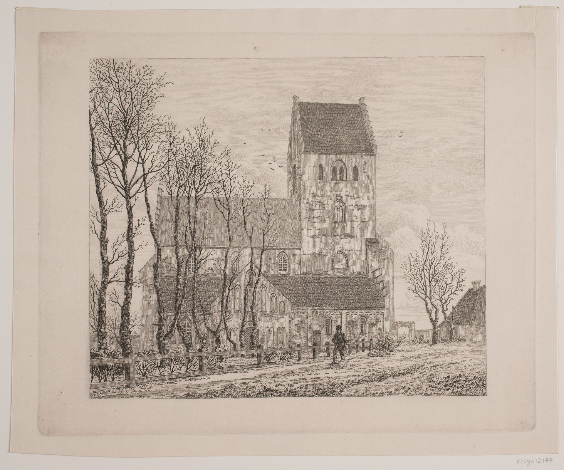 Vor Frue Kirke i Roskilde by Jacob Kornerup