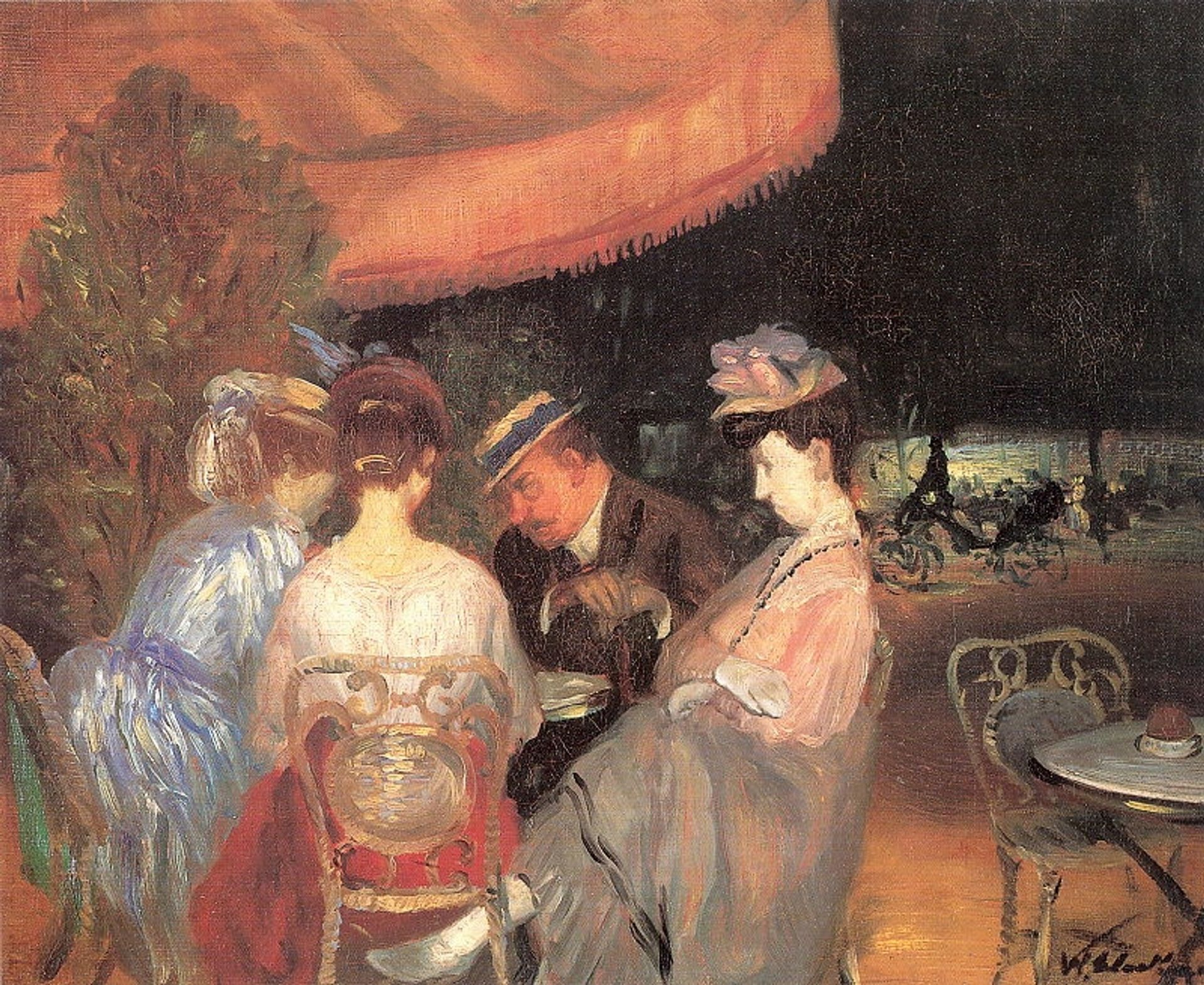 Café de la Paix by William James Glackens