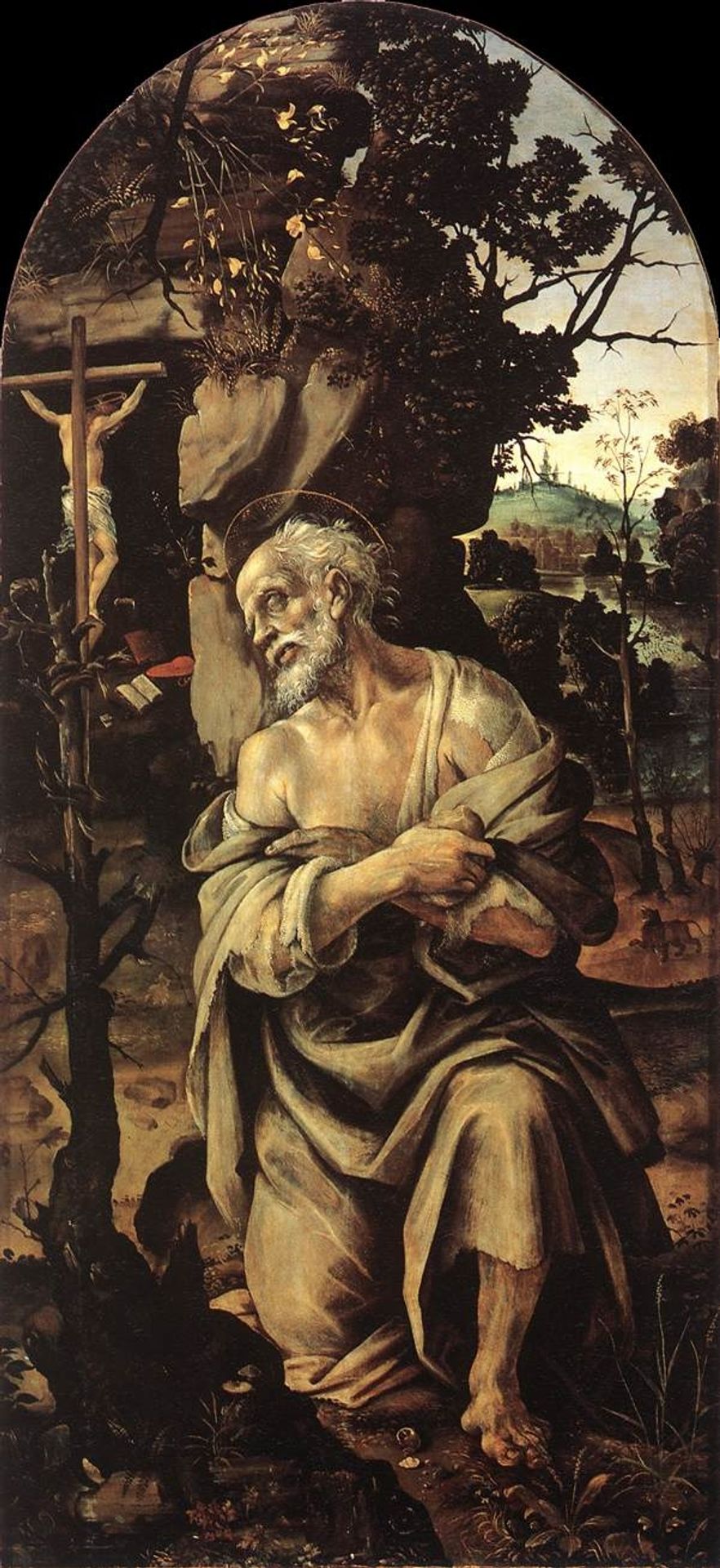 Saint Jerome by Filippino Lippi