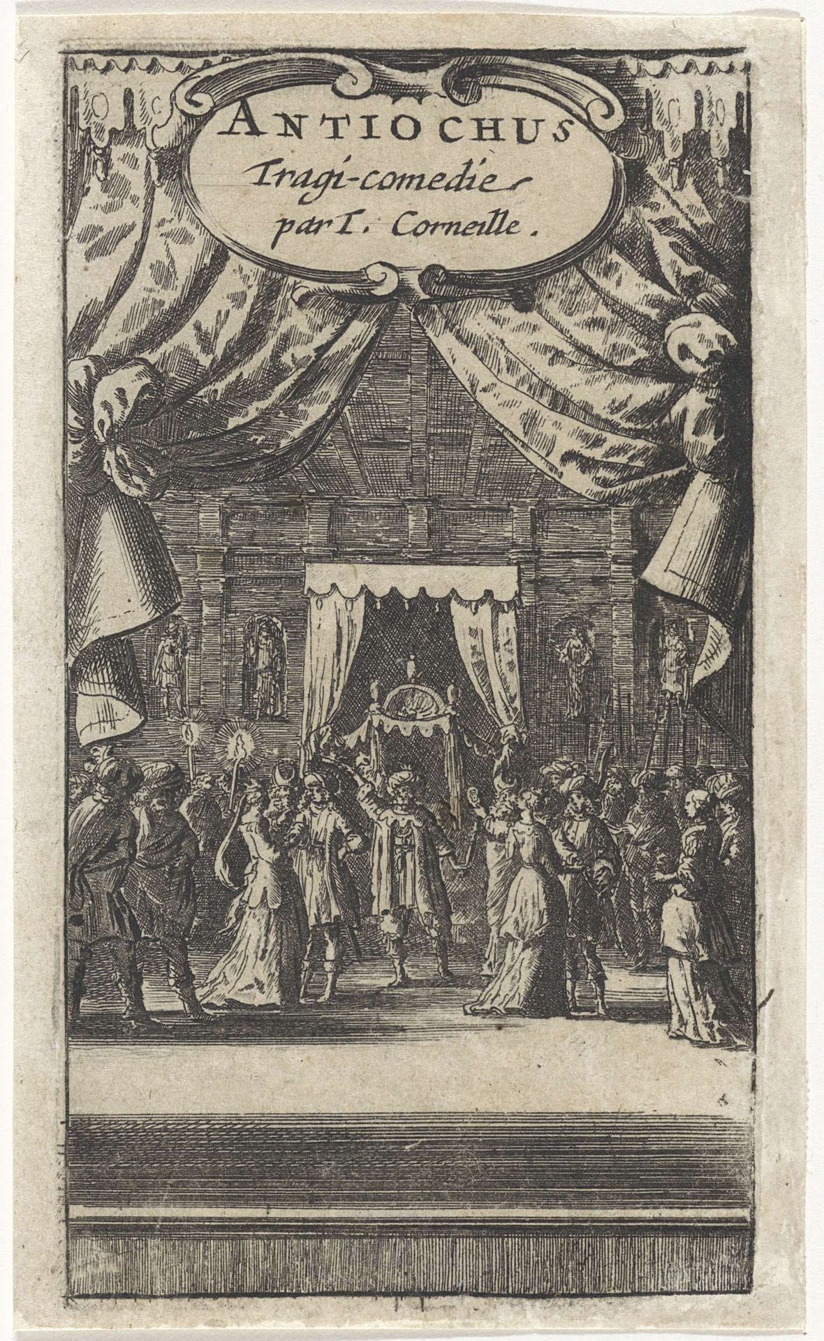 Seleucus kroont Antiochus by Abraham Dircksz. Santvoort