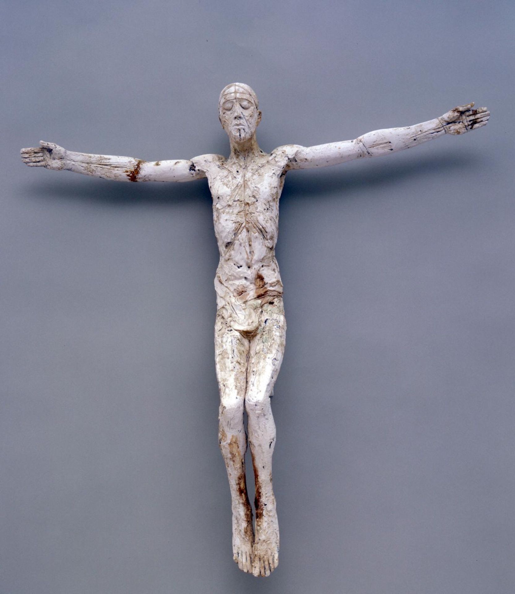 Crucifix for a Lutheran Church by  Dame Elisabeth Frink