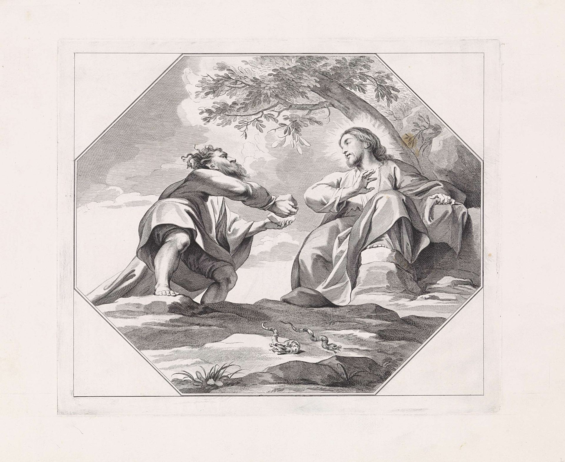 Verzoeking van Christus by Jan Punt