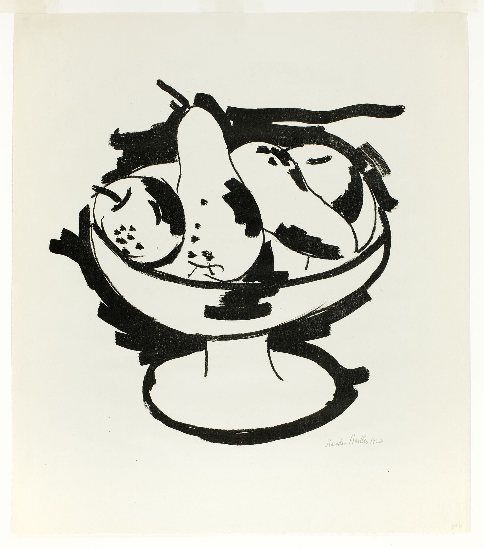 Bowl of Fruit by Marsden Hartley
