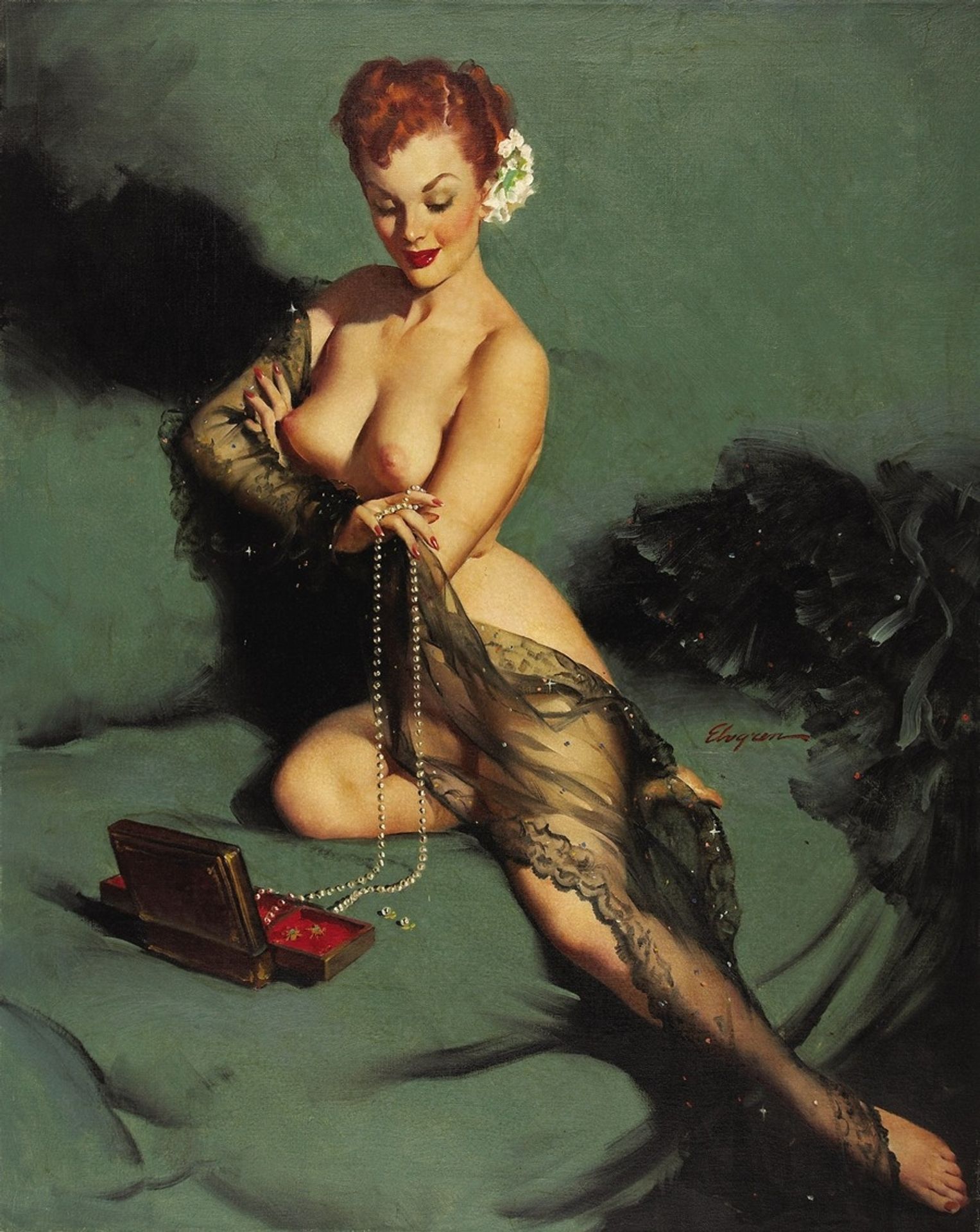 Fascination by Gil Elvgren
