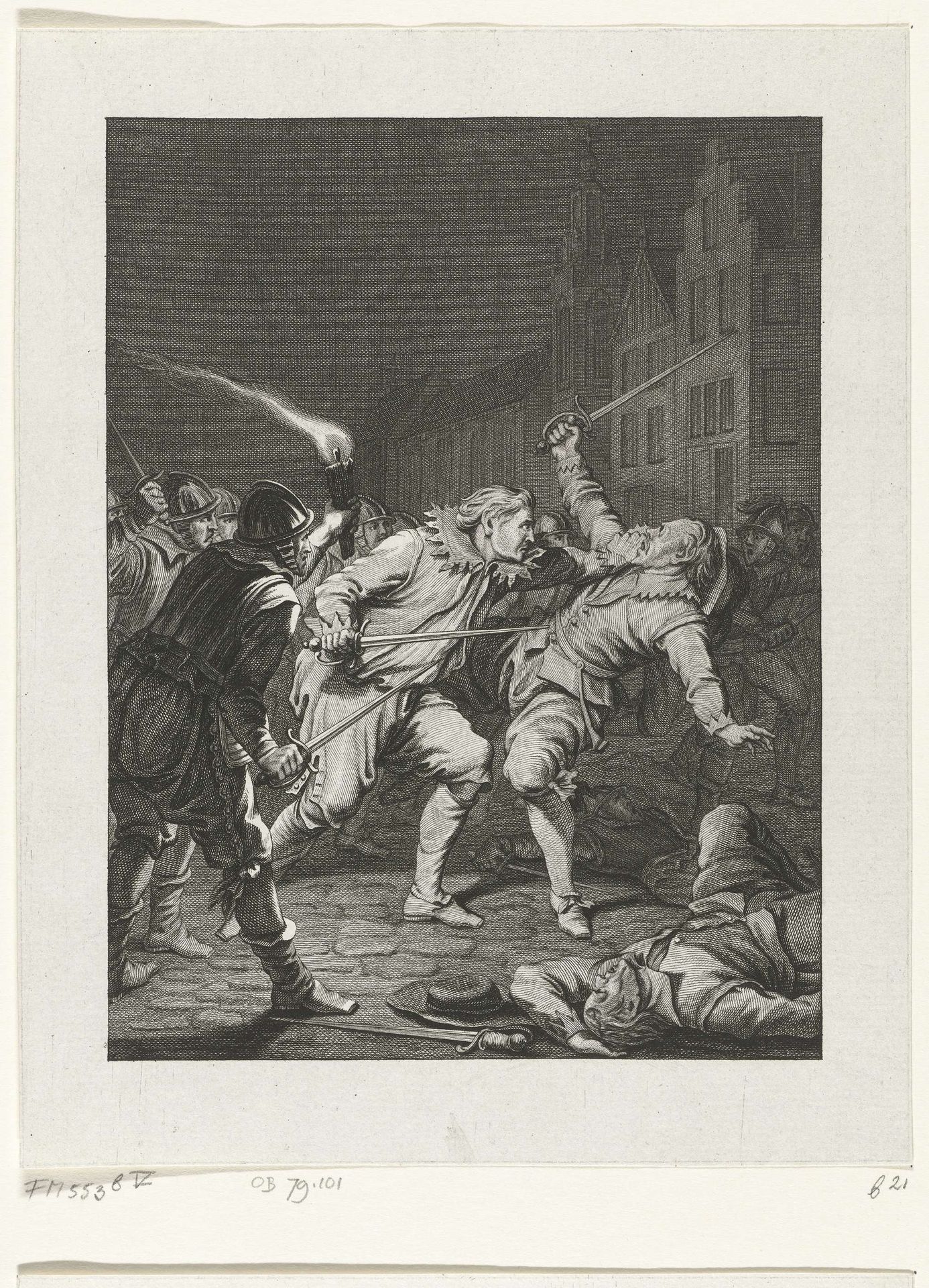 Frezin door Goignies gedood, 1581 by Theodoor Koning