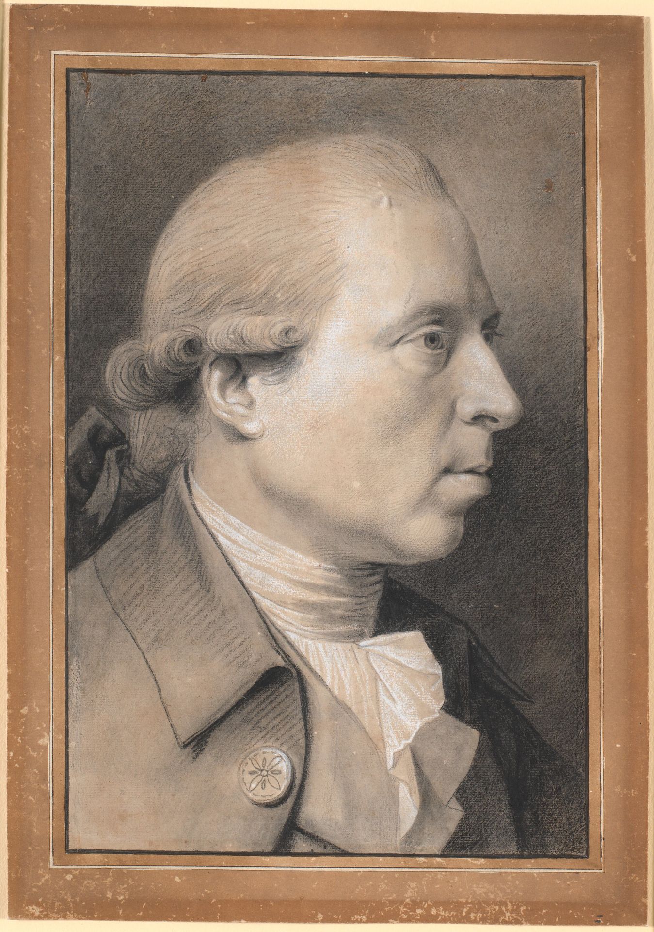 Portræt af billedhuggeren, professor Nikolaj Dajon by Jens Juel