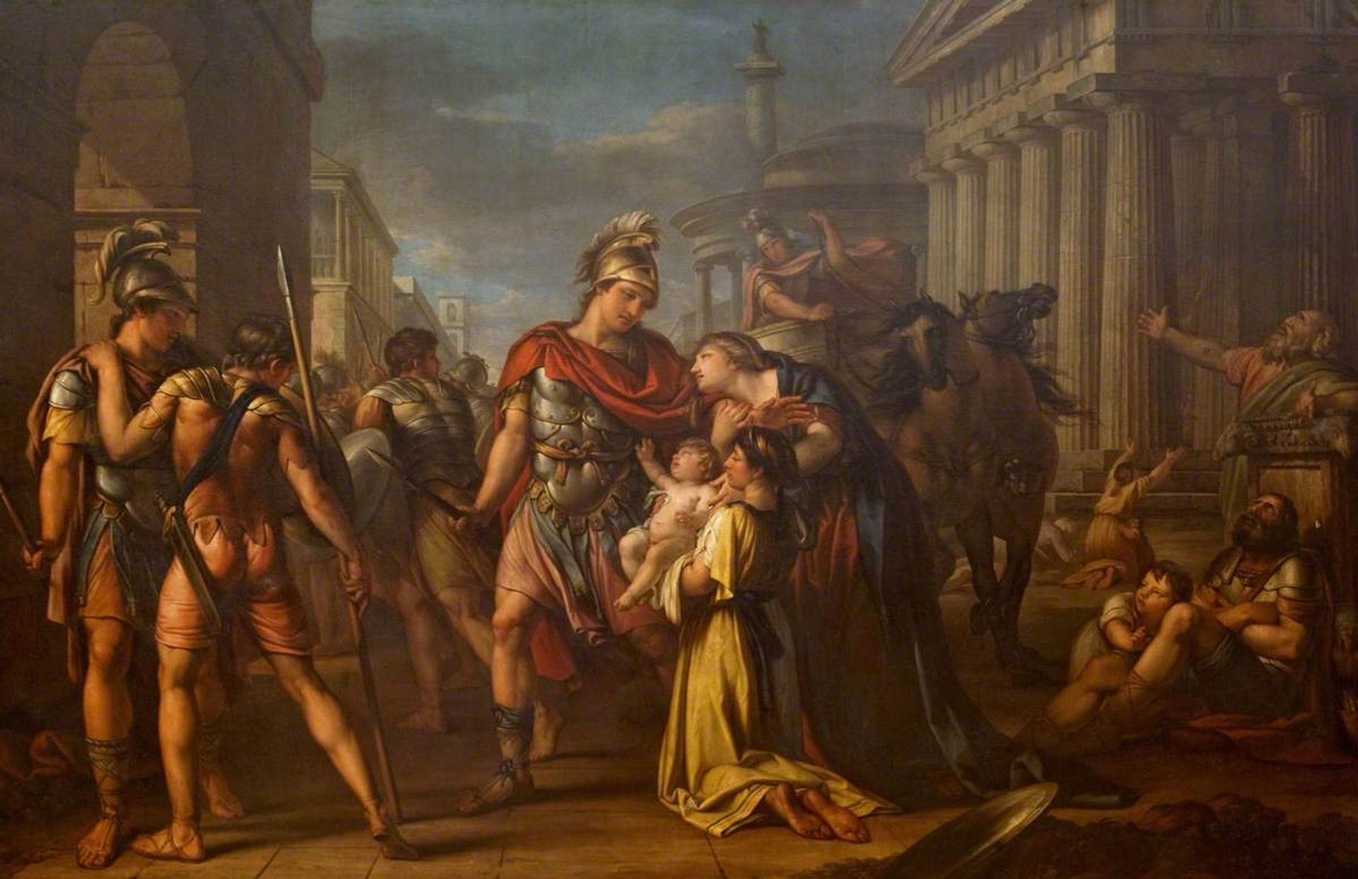 Hector's Farewell to Andromache by Gavin Hamilton