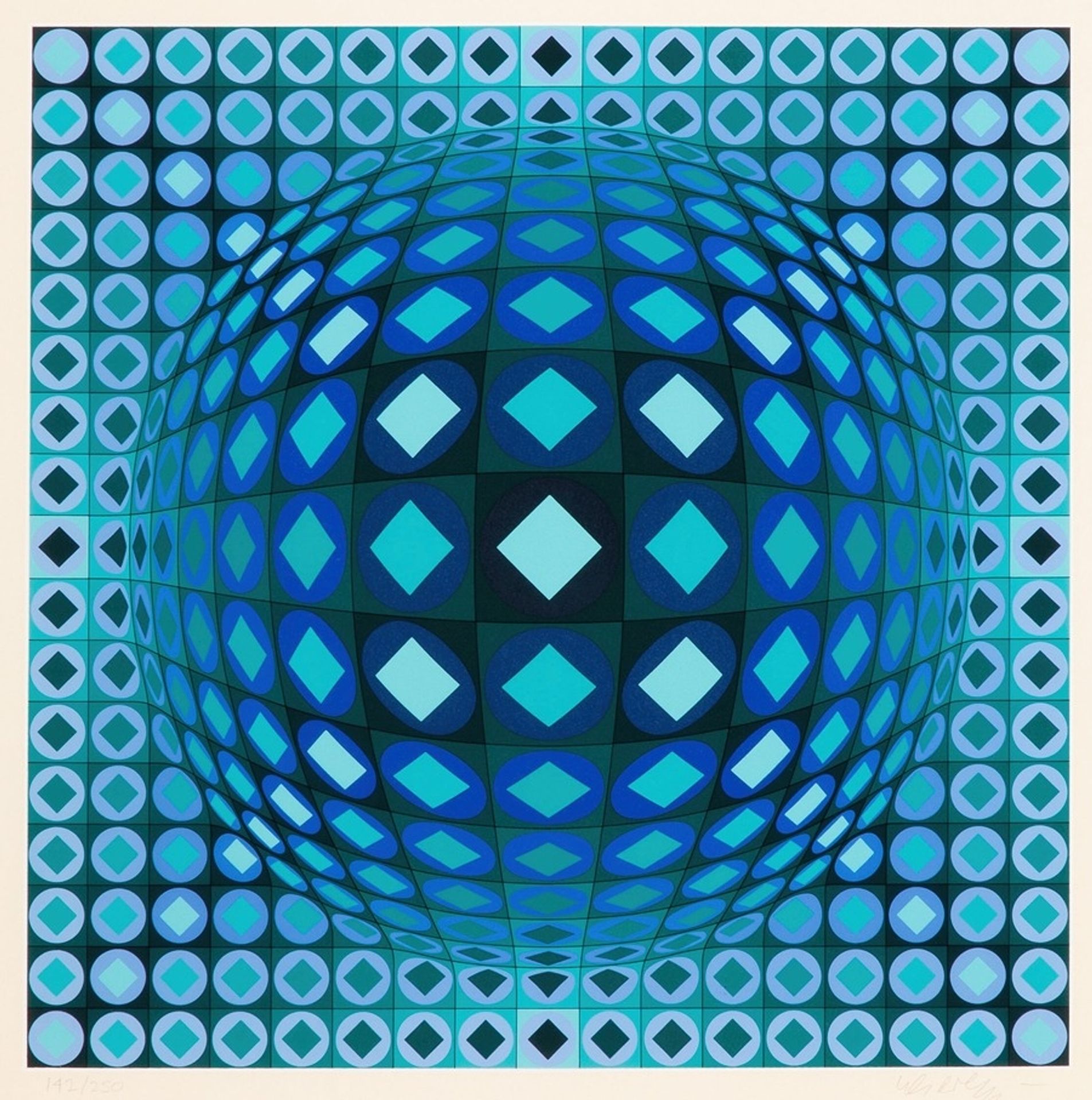 Kezdi Ga by Victor Vasarely