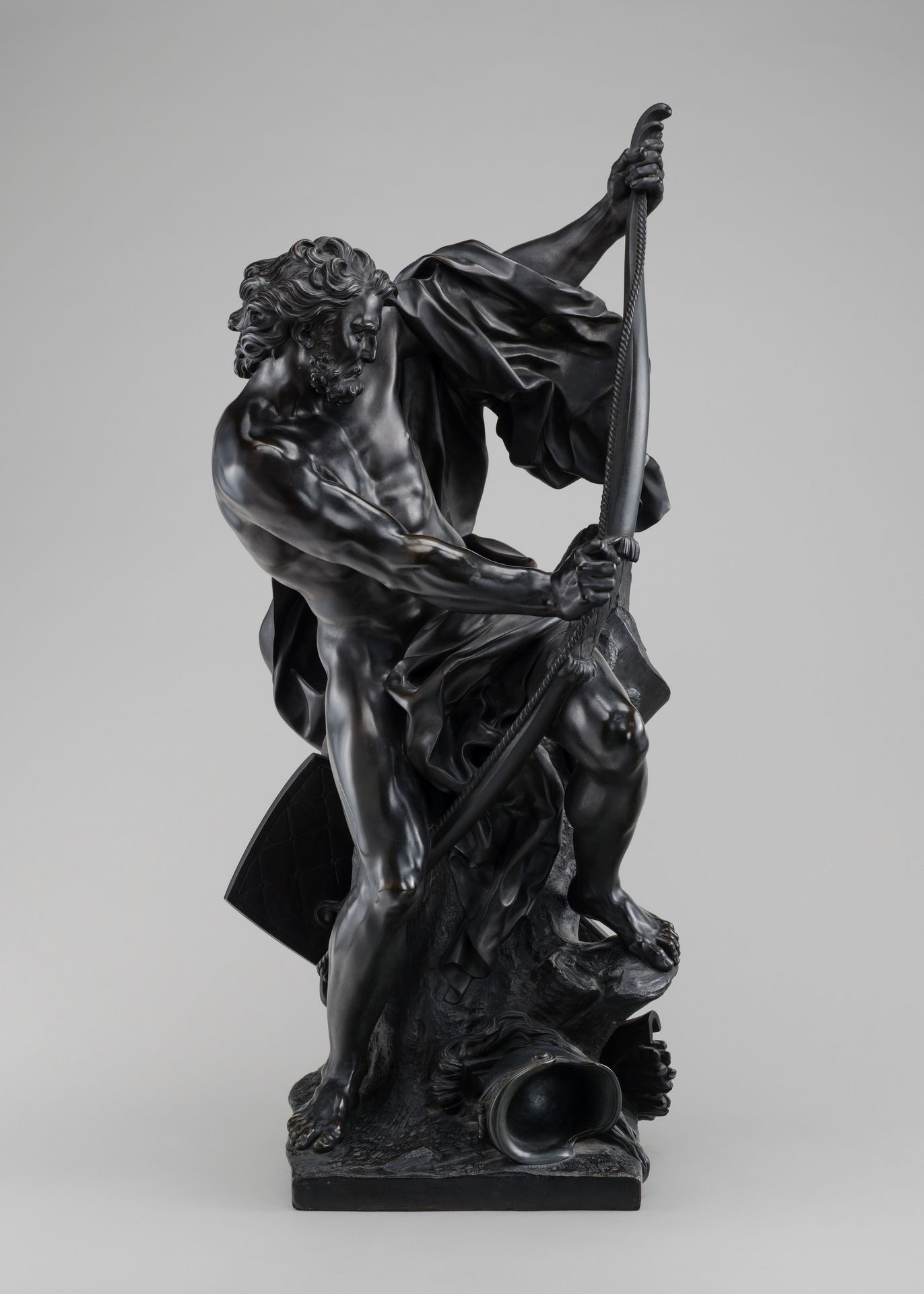 Soldier Drawing His Bow by Jacques Bousseau