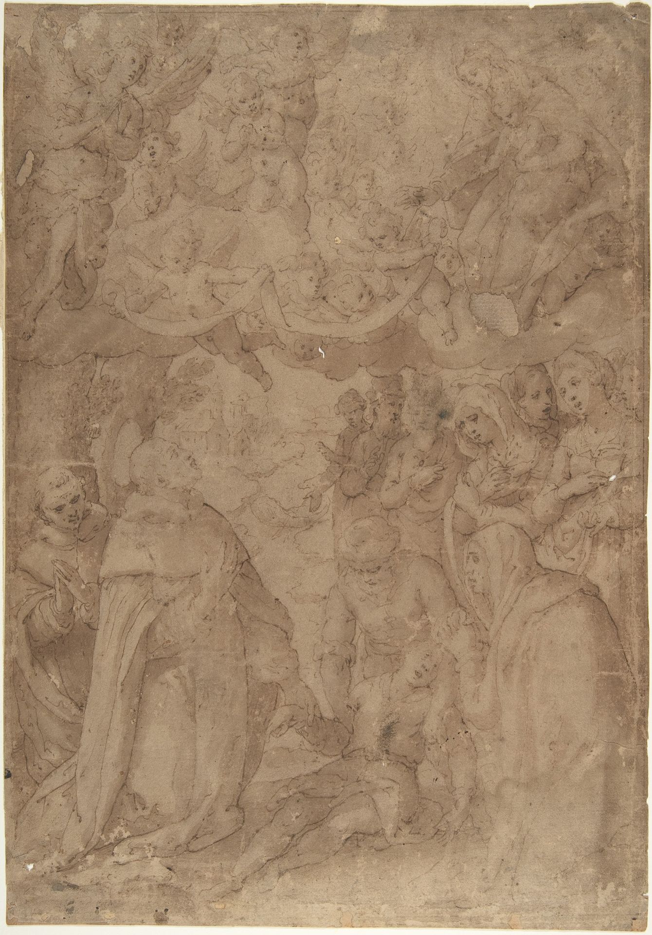A Saint Healing a Sick Man by Anonymous