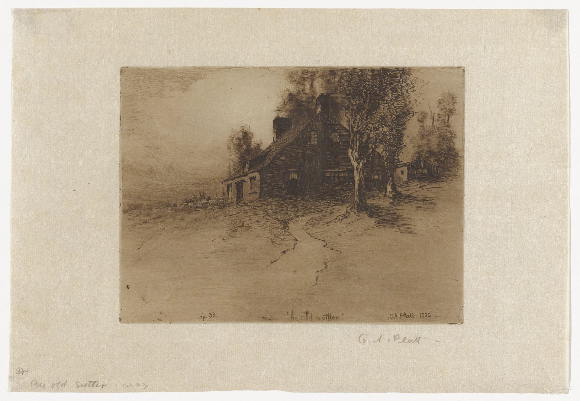 An Old Settler by Charles Adams Platt