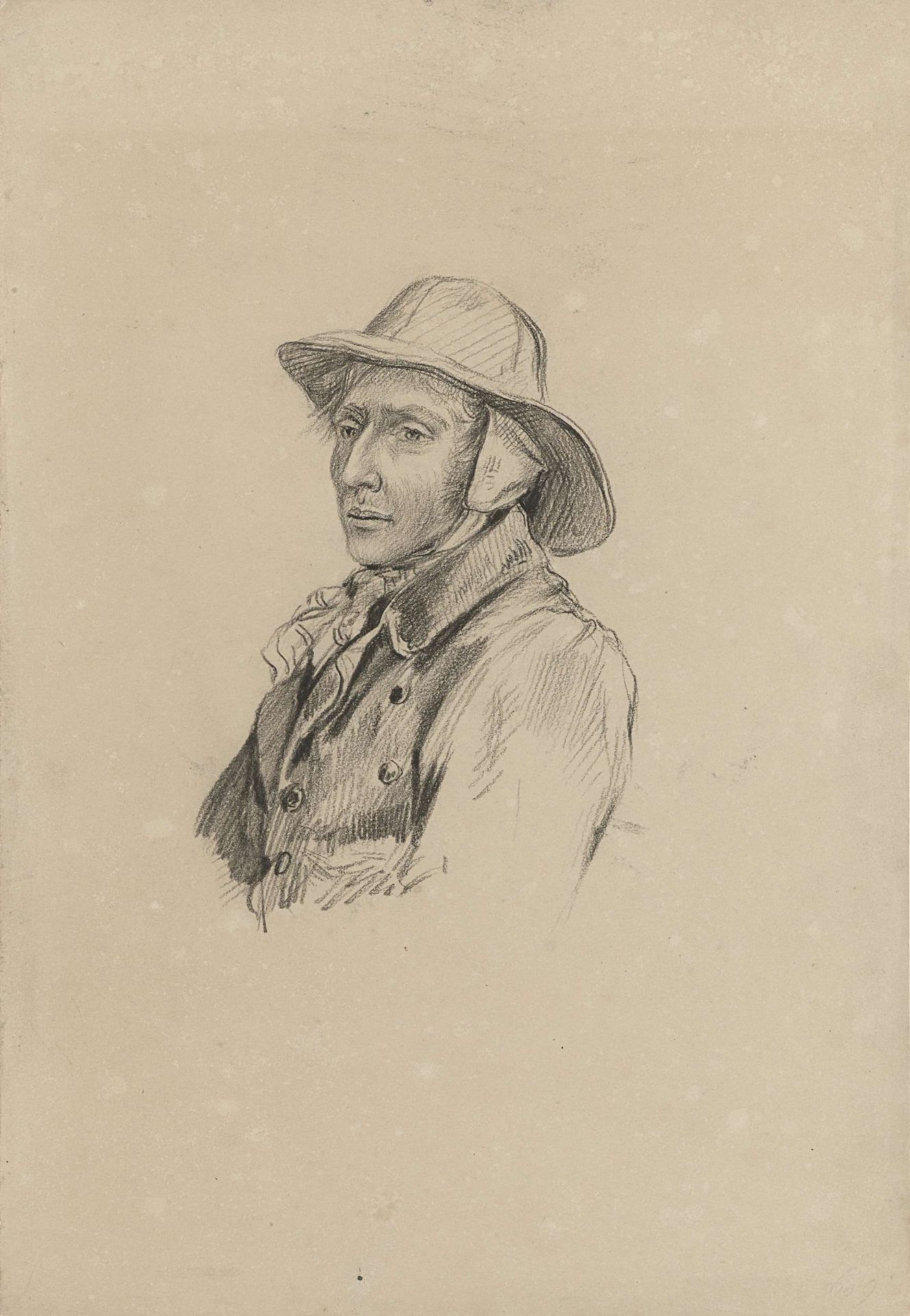 Portret van Klaas Bording, 1849 by Anonymous