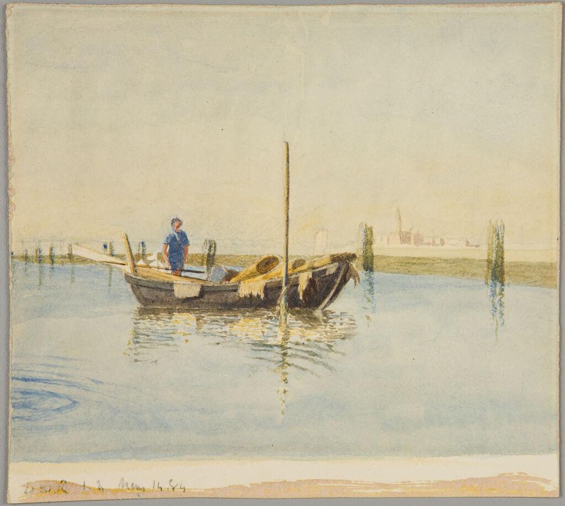 Man in a Boat by Denman Waldo Ross