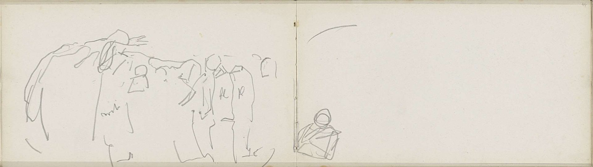 Figuurstudies by George Hendrik Breitner