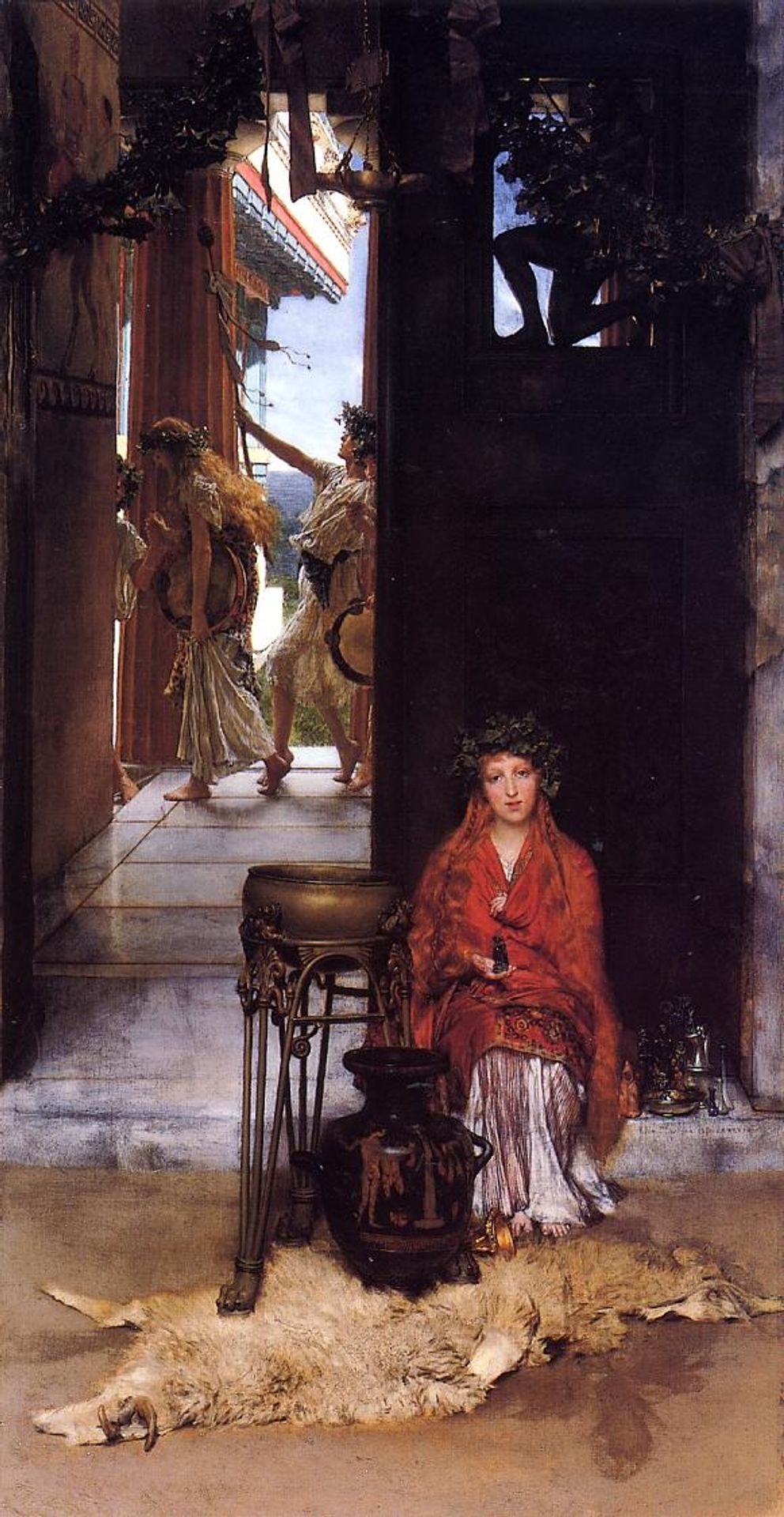 The Way to the Temple by Lawrence Alma-Tadema