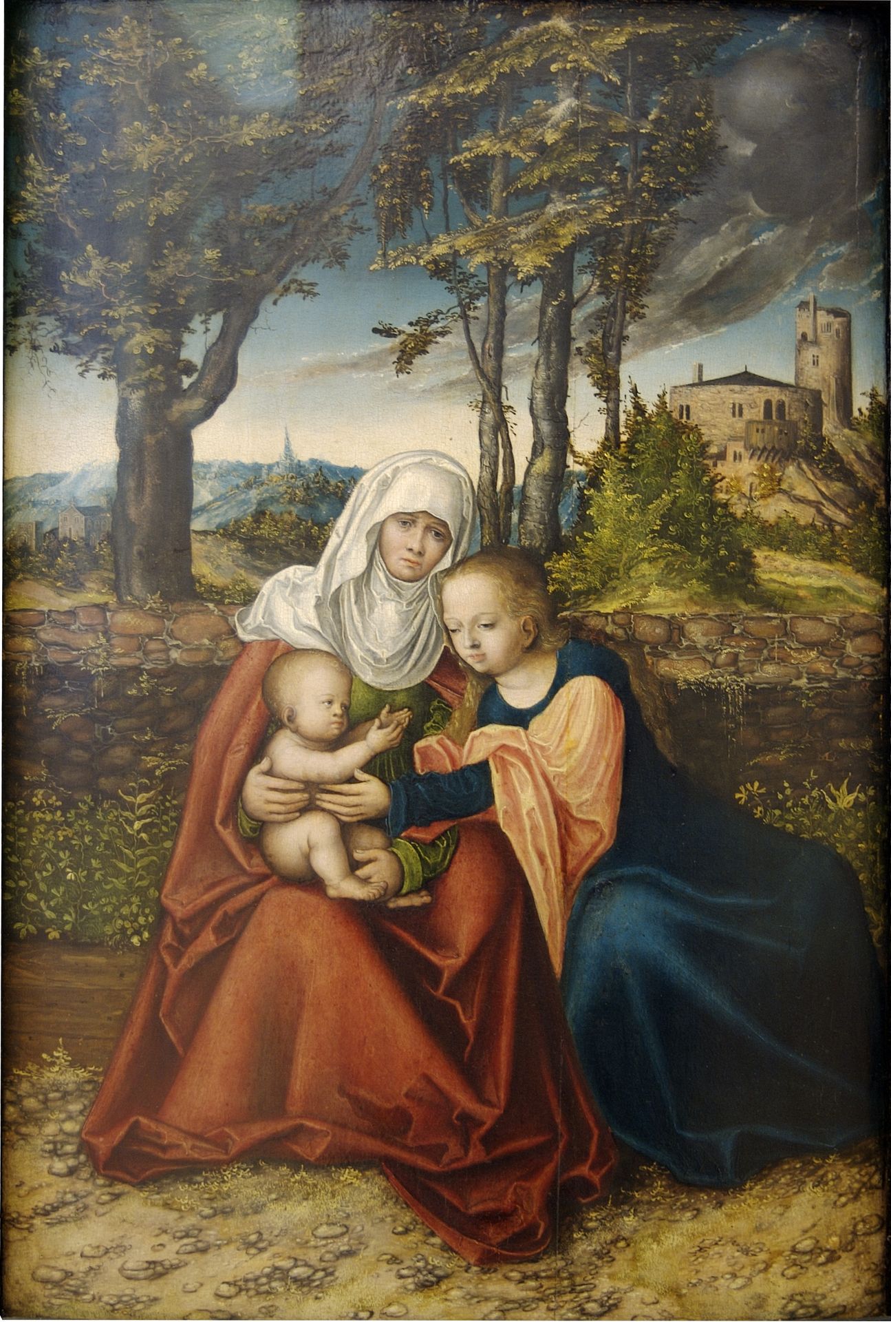 Virgin and Child with St. Anne by Lucas Cranach the Elder