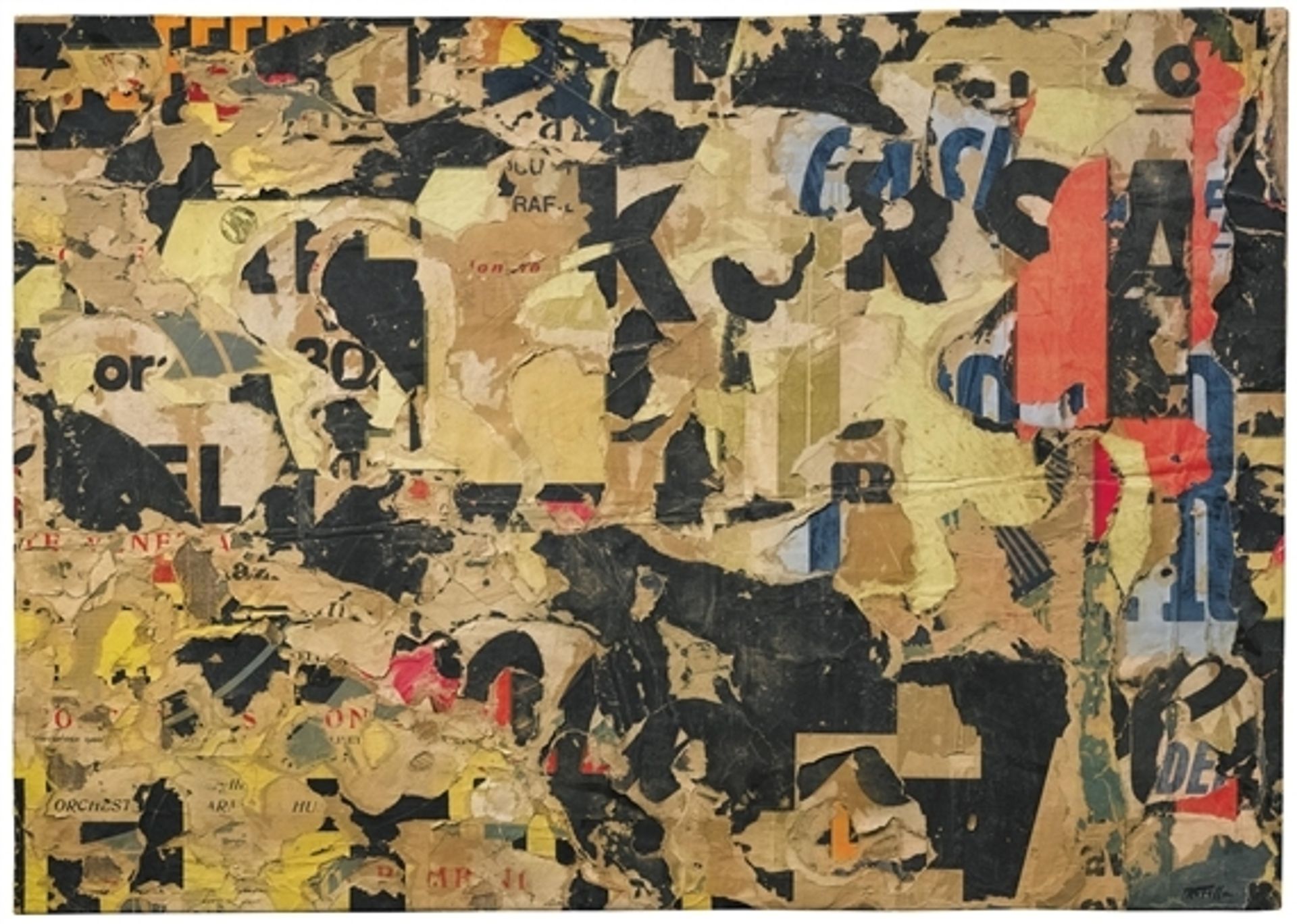Untitled by Mimmo Rotella
