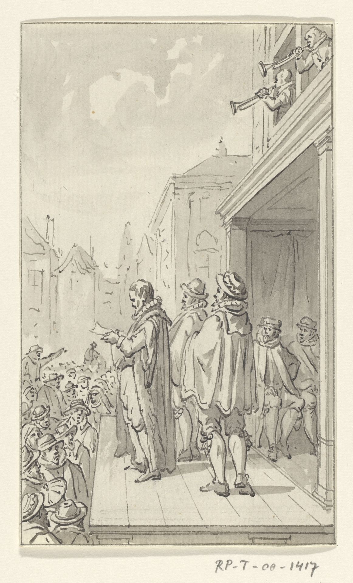 Afkondiging van de Pacificatie van Gent, 1576 by Jacobus Buys